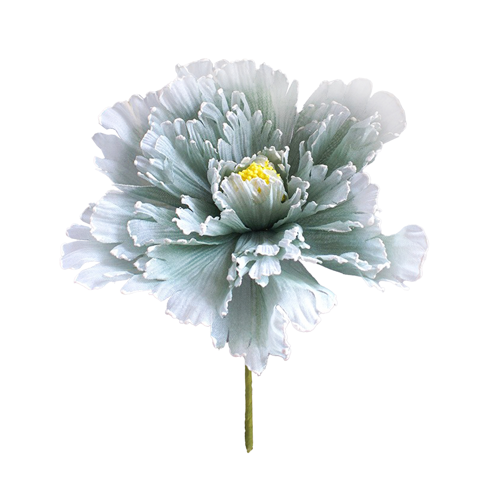 Künstliche Seidenpfingstrose Mit Stiel, Großes Blumenarrangement Für Die Vase, Künstliche Blumendekoration Für Zuhause, Tischdekoration Für Hochzeiten, Grün