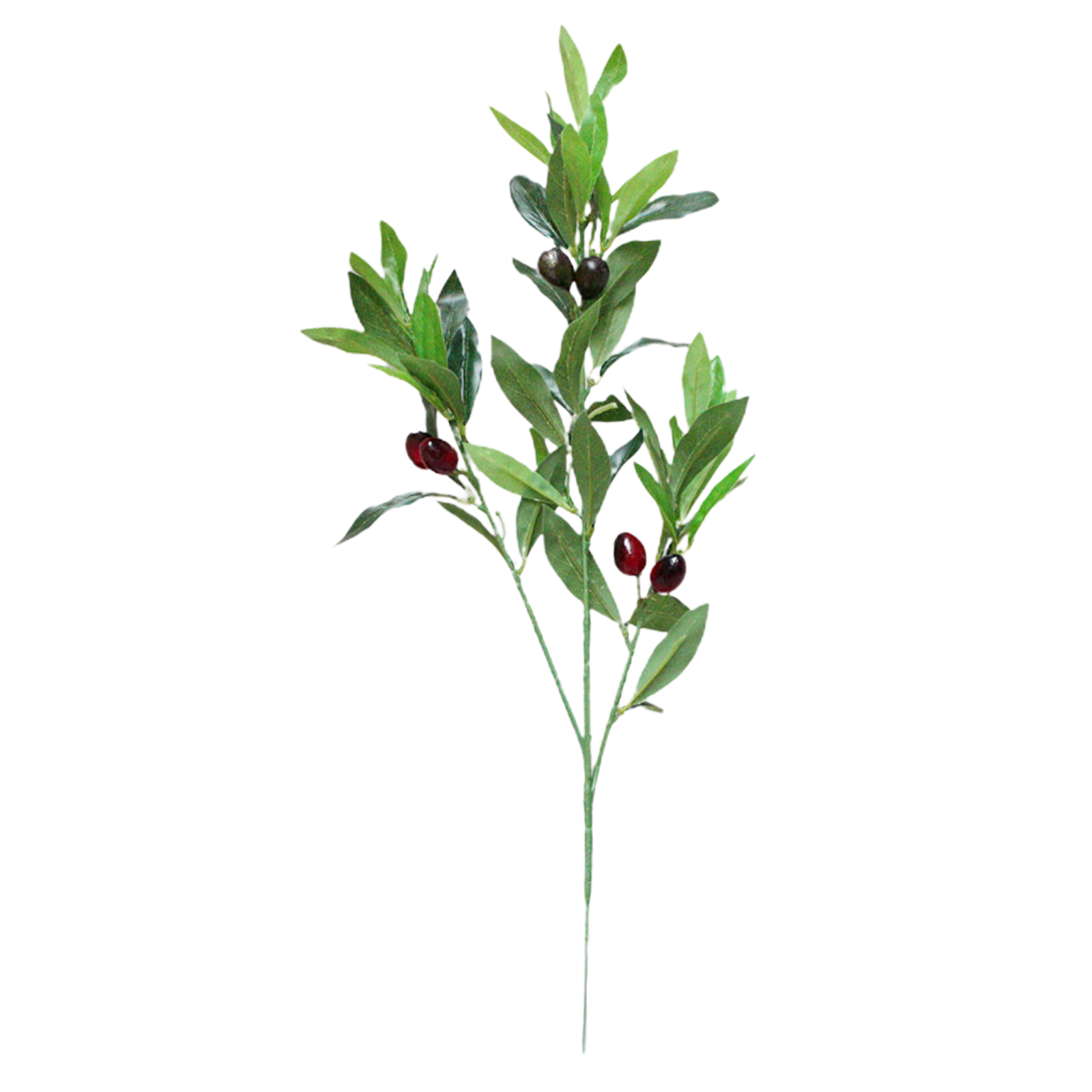 Künstlicher Olivenzweig, 58 Cm (22,8 Zoll), Künstliche Olivenblätter, Zweig Für Vasendekoration, Tischdekoration Für Hochzeiten