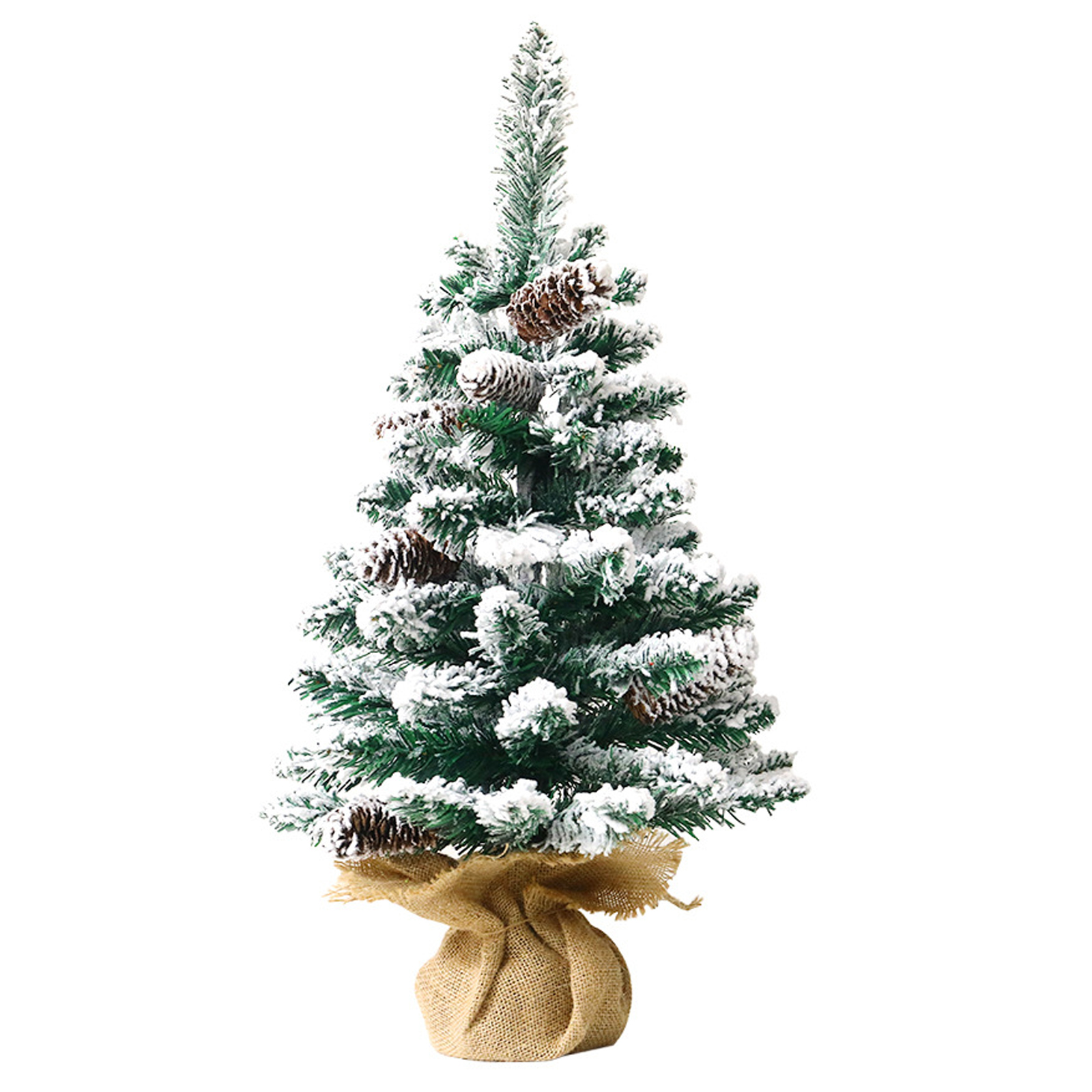 Miniatur-künstlicher Weihnachtsbaum Aus Kiefernholz, Realistisch, 60 Cm, Ideal Zum Dekorieren Ihres Tisches Oder Ihres Zuhauses.