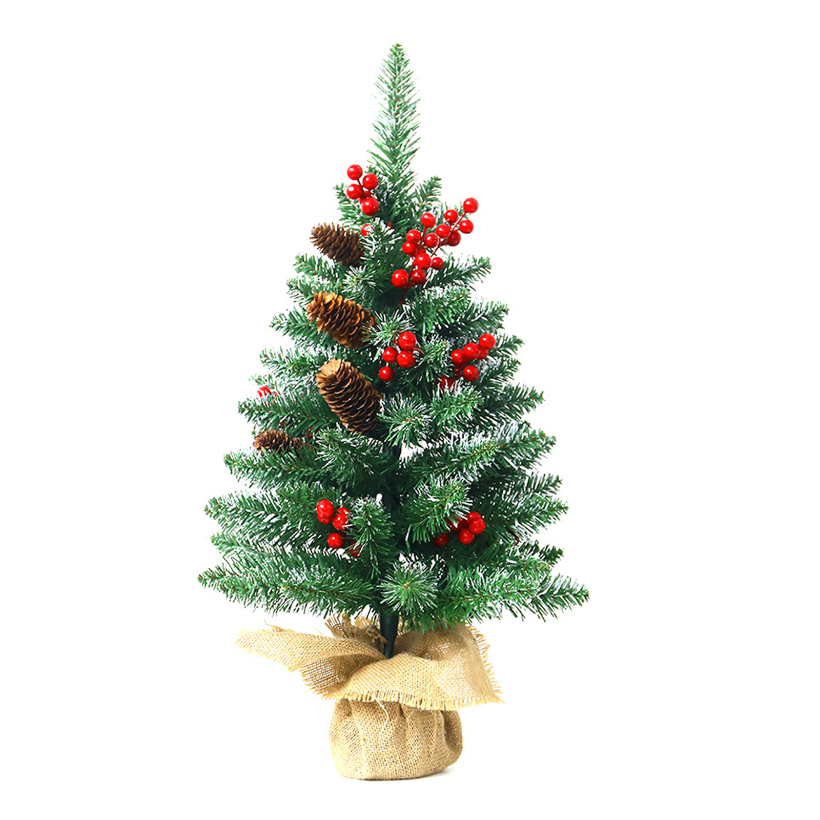 Miniatur-weihnachtsbaum, Beflockter, Schneebedeckter Tischbaum - 60 Cm Weihnachtsbaum (standardversion)