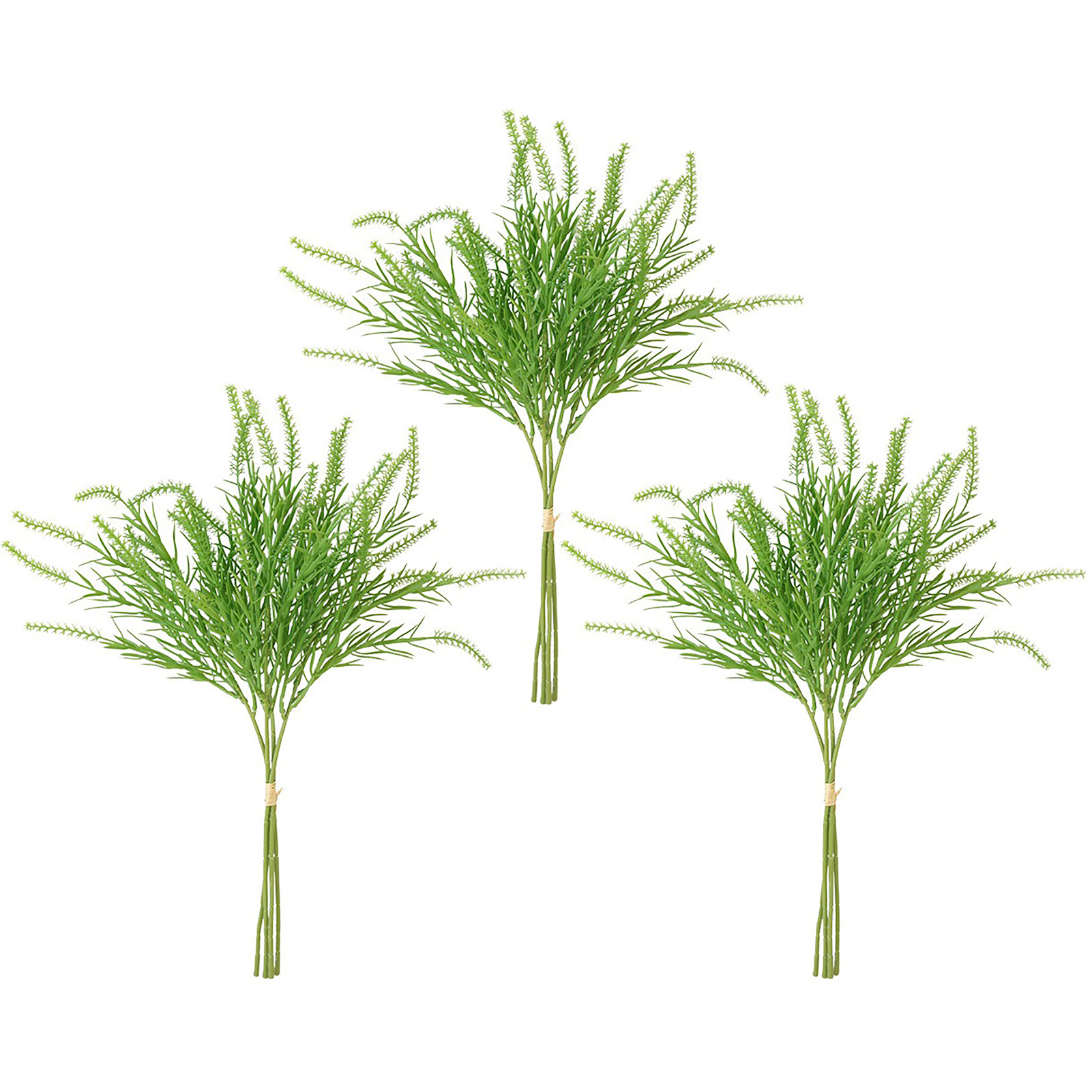 [3 Bündel Pro Packung] 3 Zweige Künstlicher Salbei, 4 Zweige Pro Bündel, Für Die Gartengestaltung, Künstliche Pflanzendekoration Und Die Herstellung Künstlicher Blumensträuße.