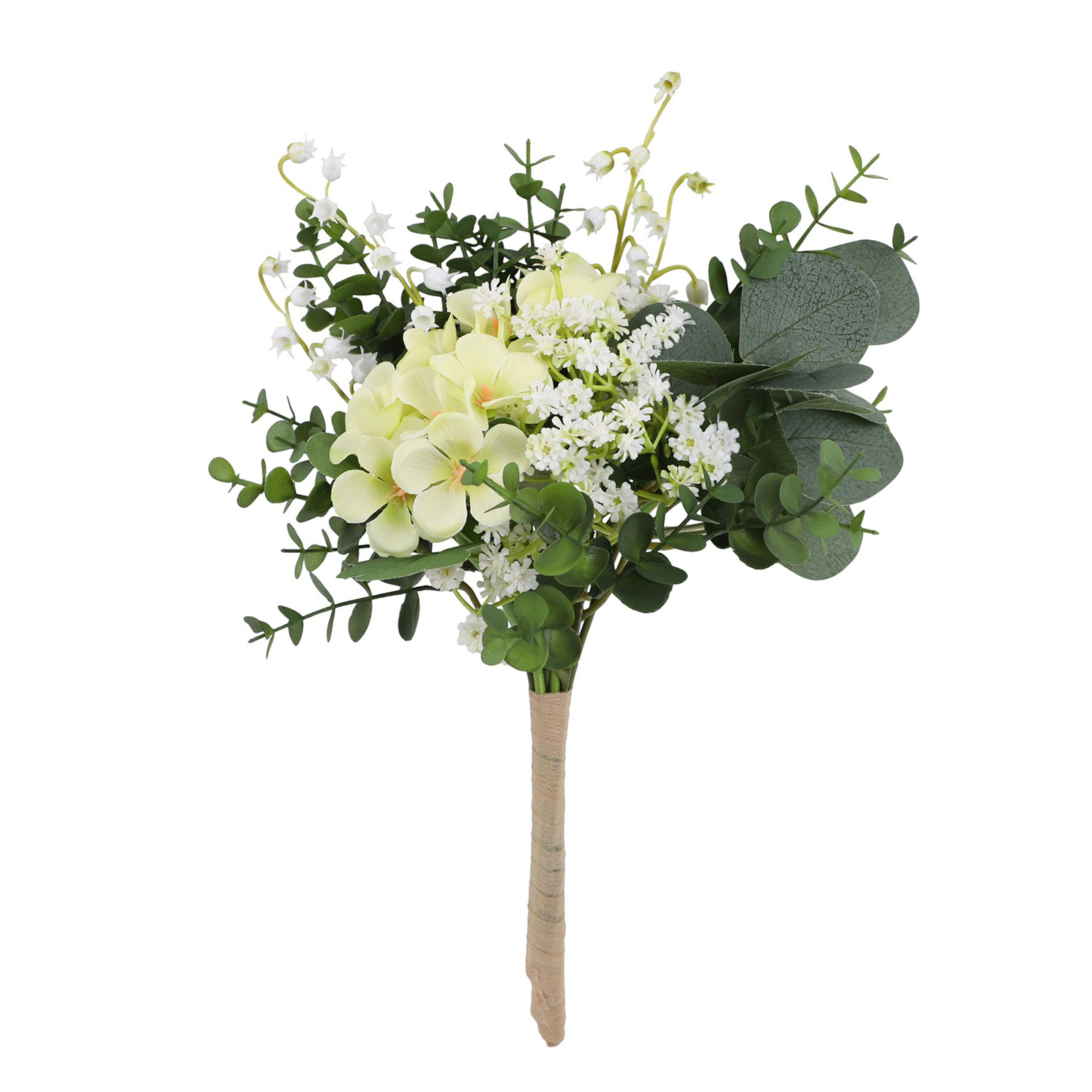 【ahb2004-800-13 Hellgrün】handgefertigter Künstlicher Blumenstrauß, Hochzeitsblumen Im Ins-stil, Eukalyptusblätter, Heimdekoration, Tischdekoration