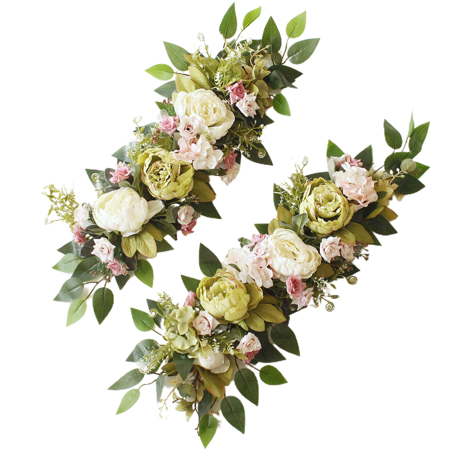 Hochzeitsbogen-blumen, Naturgetreuer, Eleganter Künstlicher Blumengirlande Für Esstisch Und Party