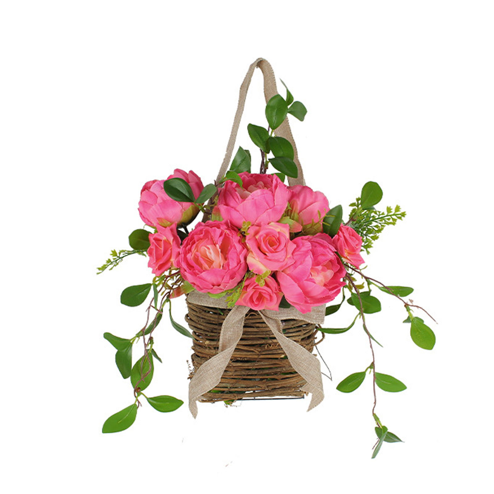 Hängender Blumenkranz, Farbecht, Naturgetreu, Künstliche Blumen, Türhänger Für Hochzeiten Und Partys
