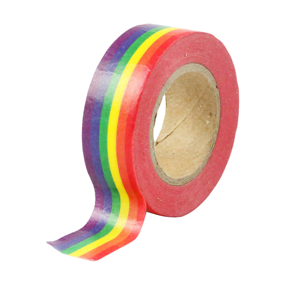 100 Cm Buntes Regenbogen-klebeband – Schul- Und Bürobedarf – Diy-scrapbooking Und Schreibwaren