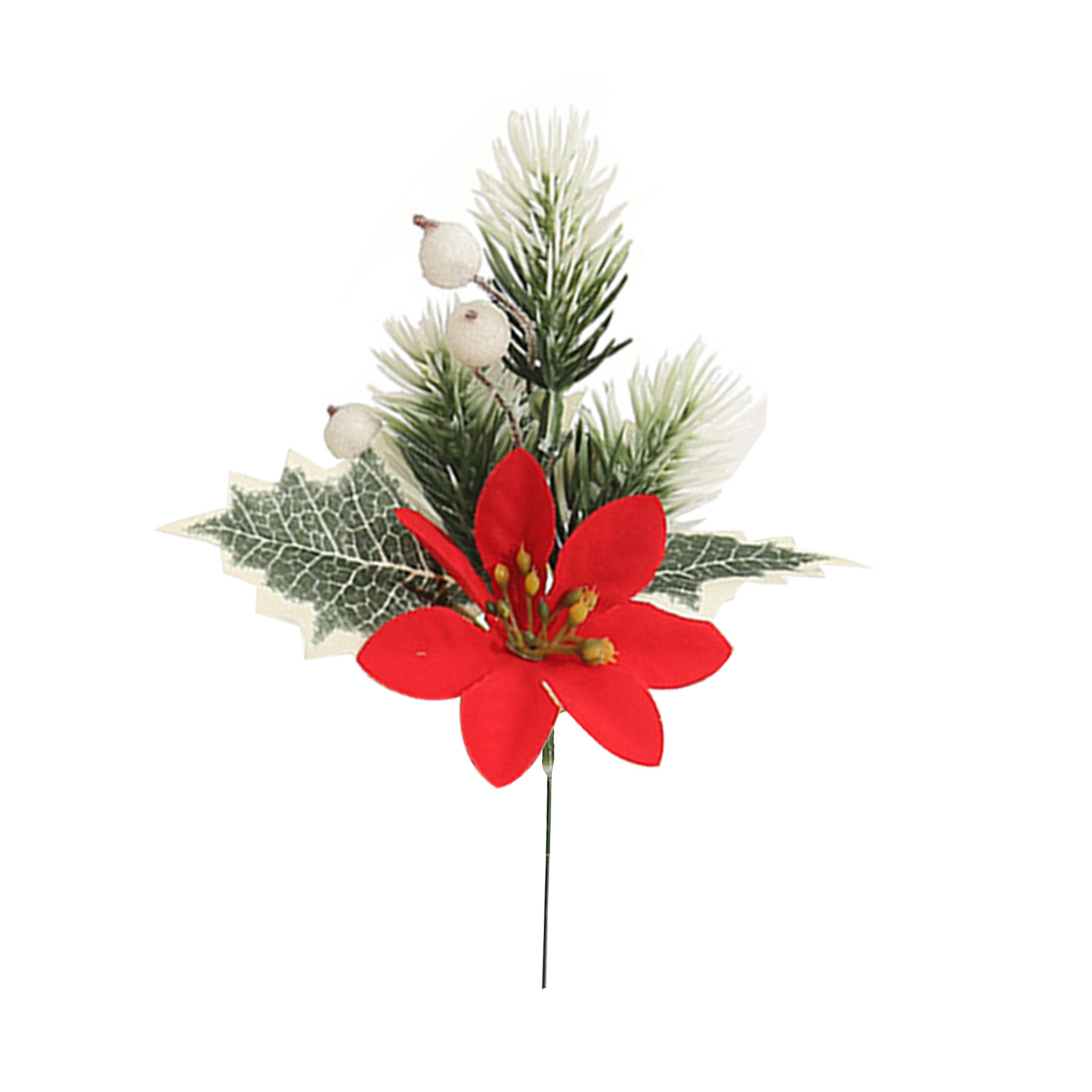 (1 Stück) Weihnachtsausschnitte, Weihnachtsblumen, Weihnachtsfrüchte, Deko-accessoires, Kunststoff