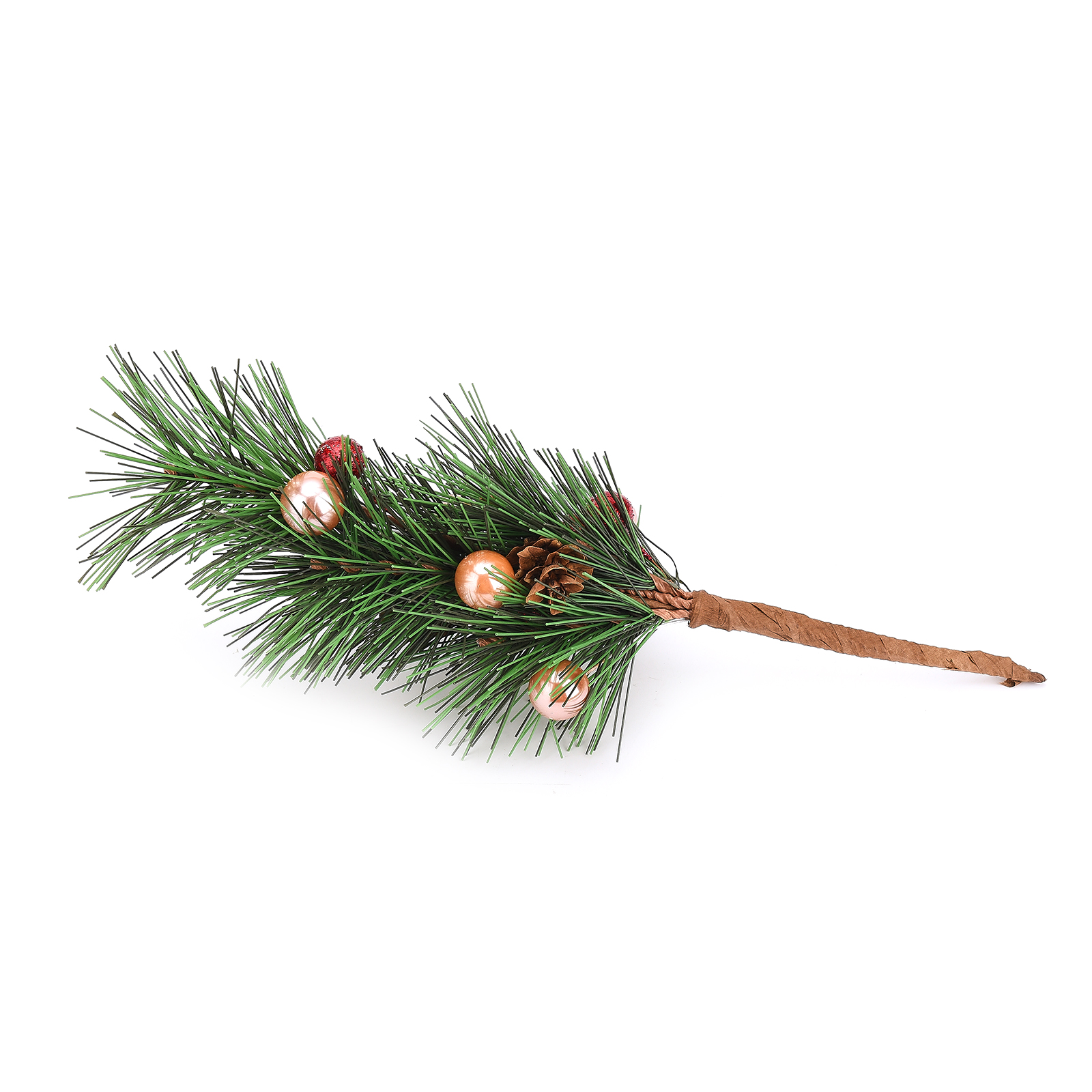 24 Cm Große Weihnachtsdekorationen: Tannenzapfen, Beerenstängel, Girlanden Und Kränze.