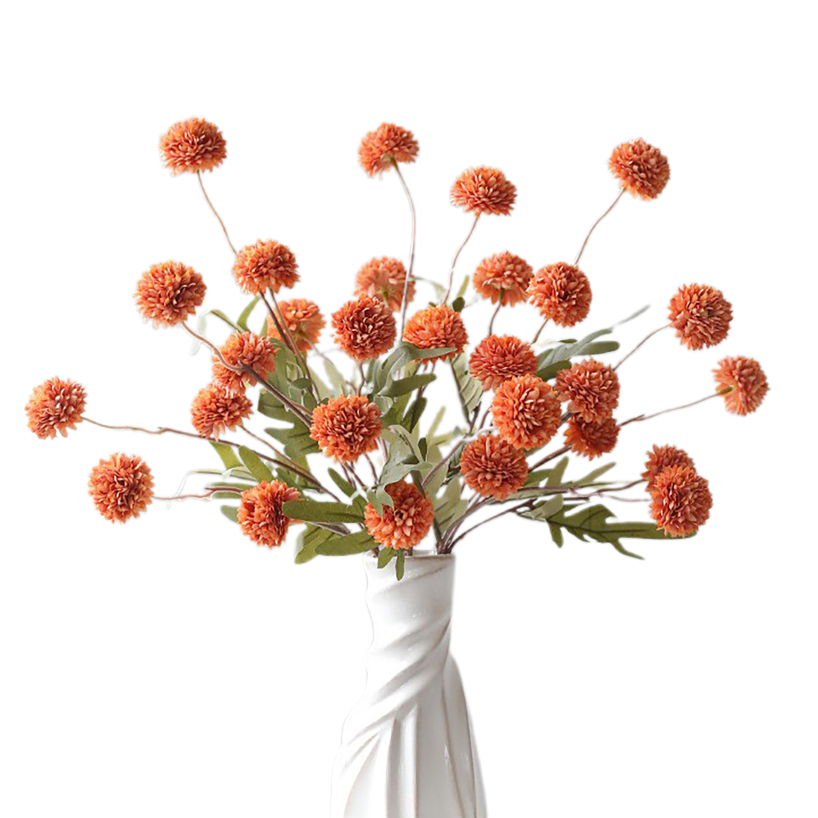 (8er-set, U-förmig, Komplettverpackung + 0,32 Yuan/set) 8 Künstliche 5-köpfige Chrysanthemen, Herbstfarben, Löwenzahn, Künstliche Blumen, Diy-dekorationsornament Für Hochzeit Oder Zuhause, Hochwertige