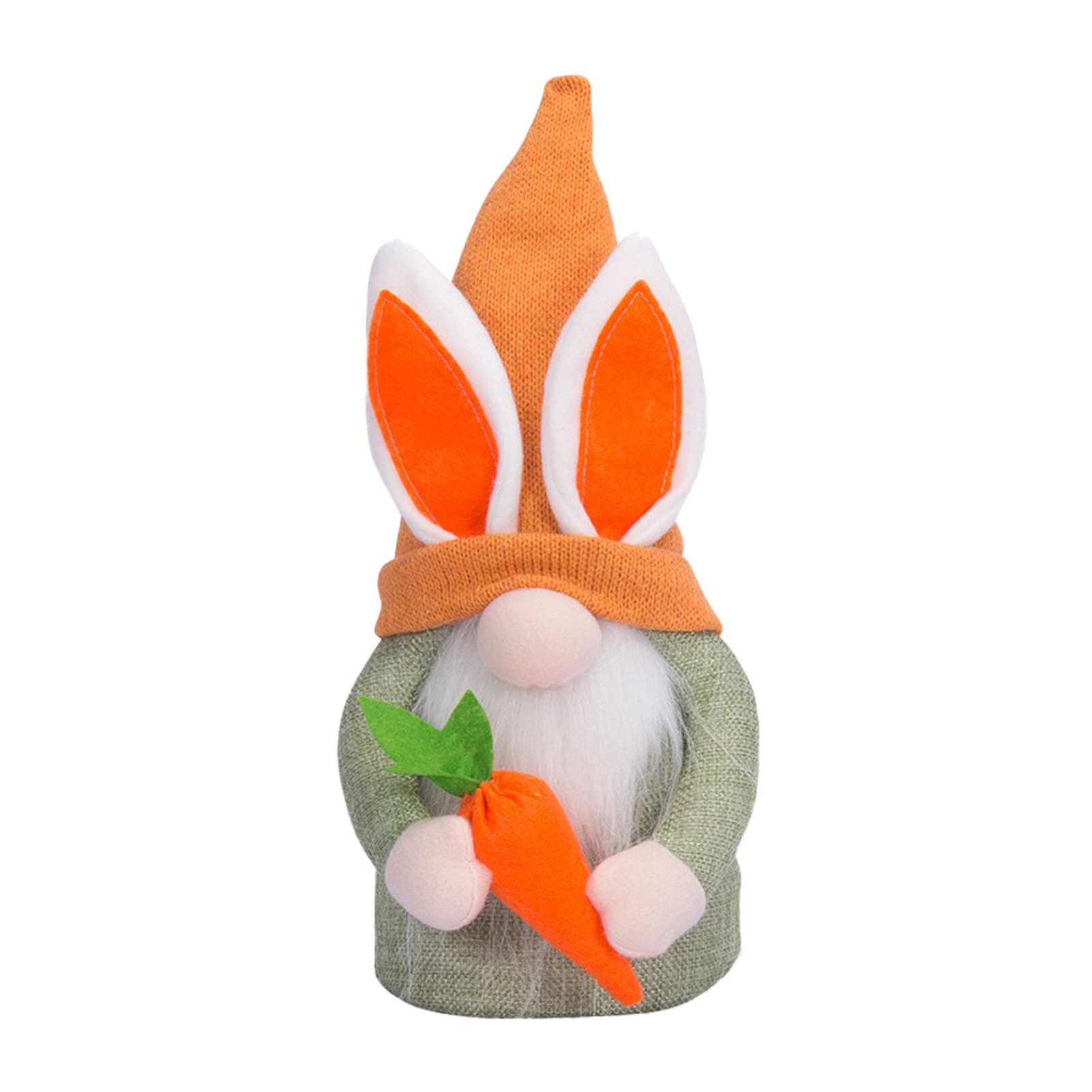 (orangefarbener Hut) Osterdekoration: Hase Mit Ei, Zierpuppe, Menü, Gesichtsloser Rudolph, Geschenk