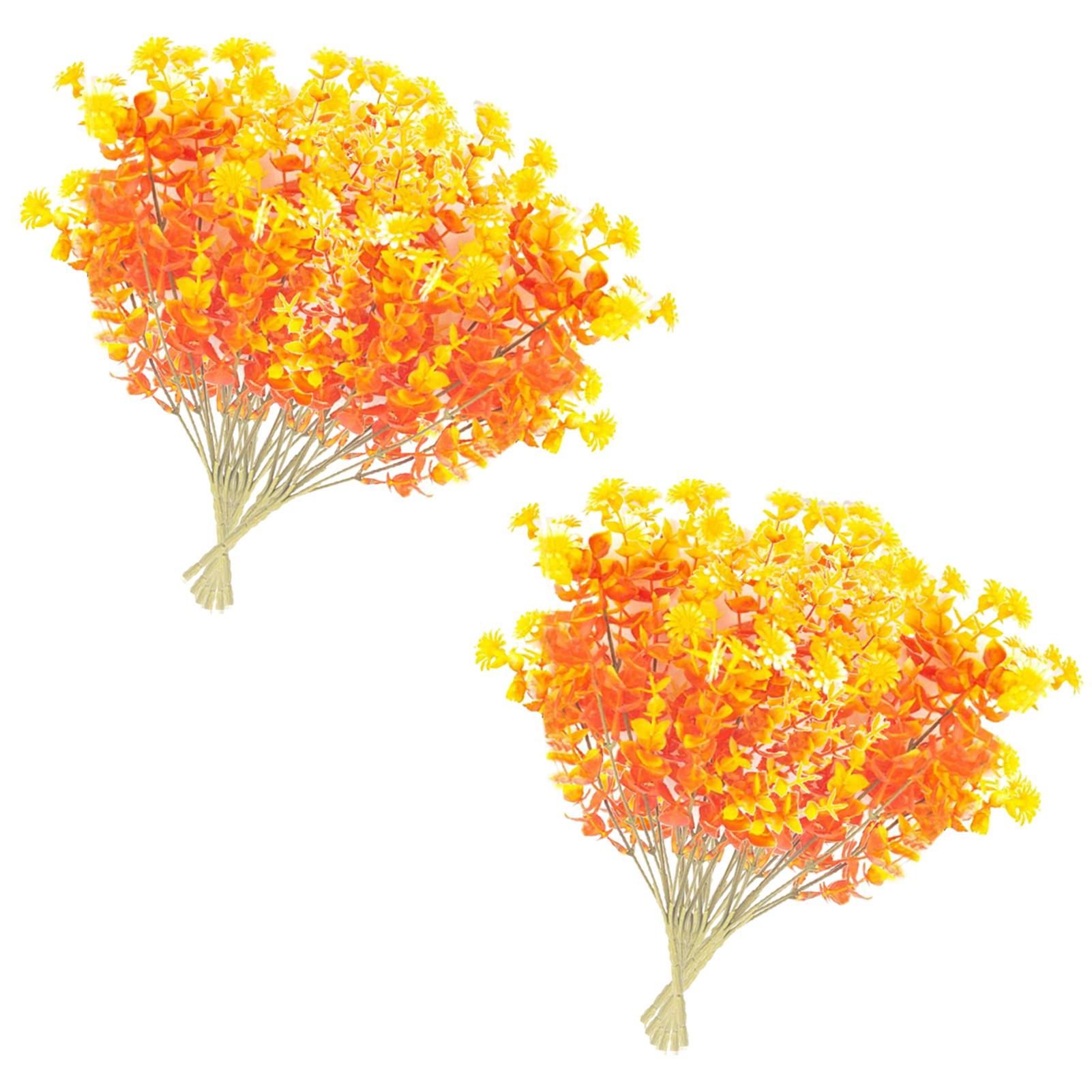 12 Künstliche Herbstblumen-sets Für Draußen: Künstliche Chrysanthemen, Pflanzen, Plastiksträucher, Pflanzen Für Haus, Veranda, Garten, Hof Und Terrasse