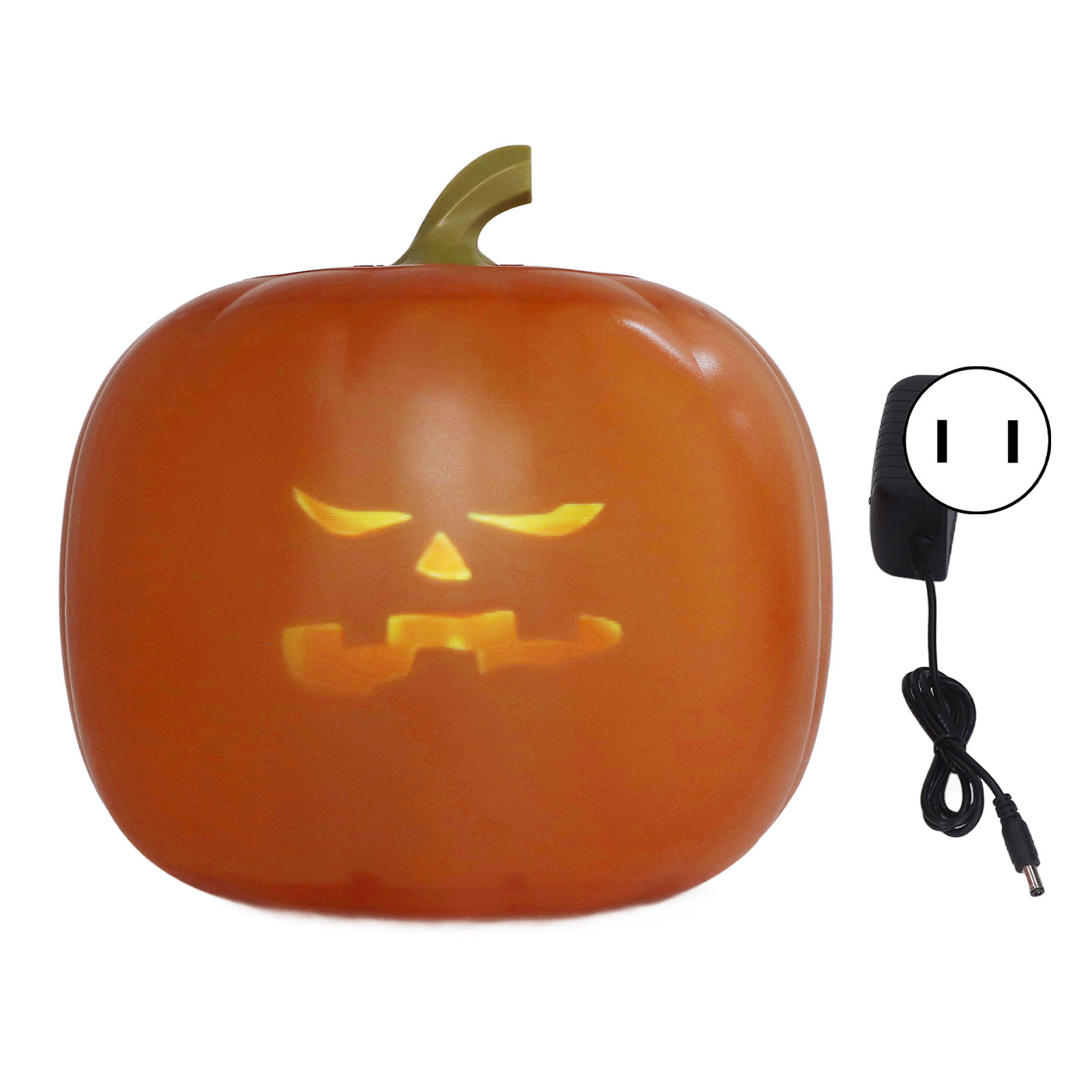 Animierter, Sprechender Und Singender Kürbis Mit Led-projektion, Kürbislaterne, Halloween-dekoration, 90–240 V Us-stecker