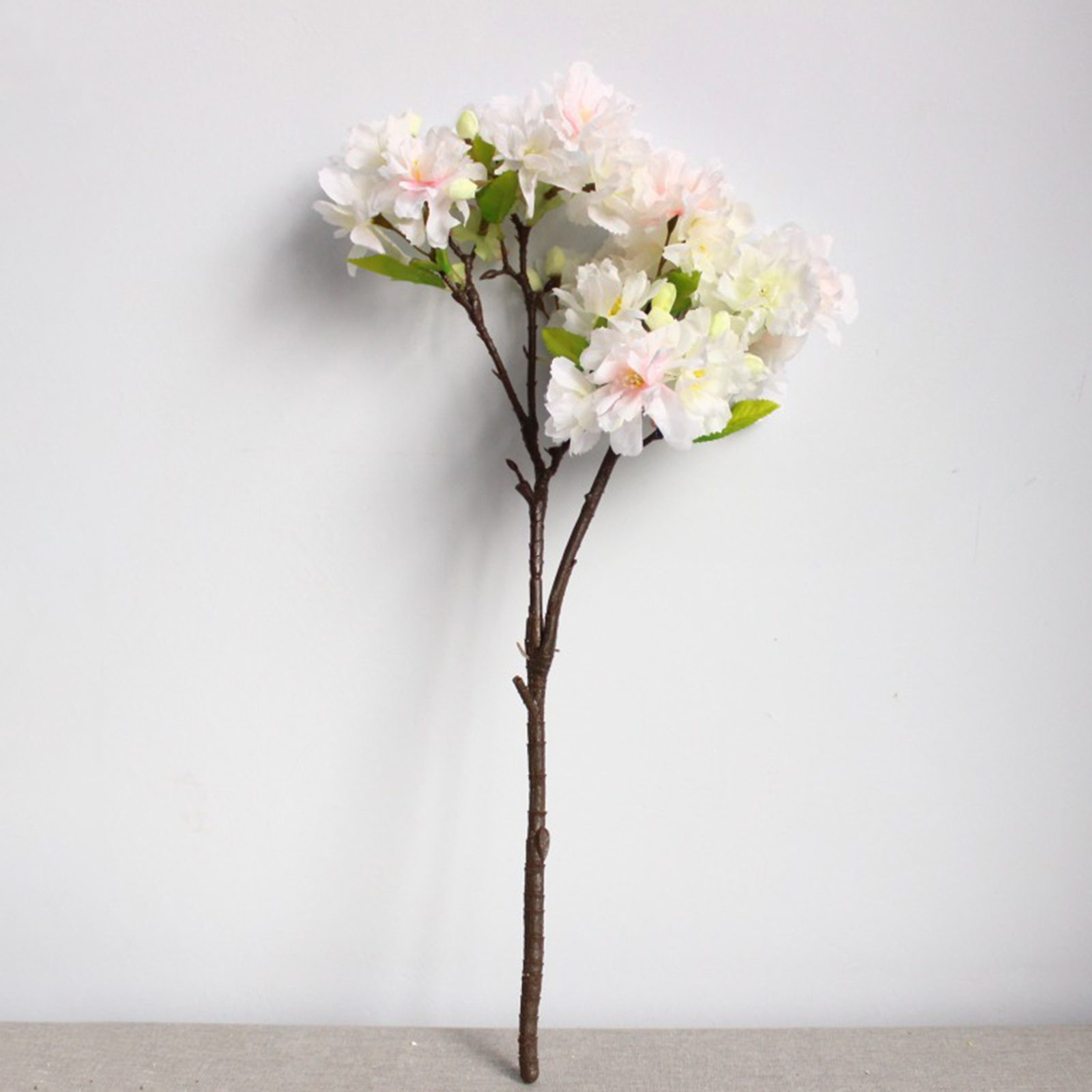(3 Stück Pro Packung) (gefaltet) Zweiarmiger Rosa Kiefernbaum, Mond, Kirschblüte / Seidenstoff, Draht / 50 Cm / (4073,70)