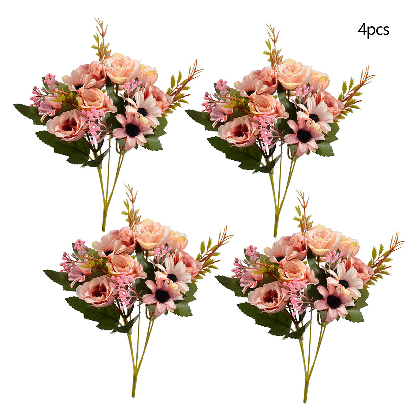(herbstrose) Kranz Aus 10 Rosen Und Gänseblümchen In Den Farben Des Europäischen Herbstes.