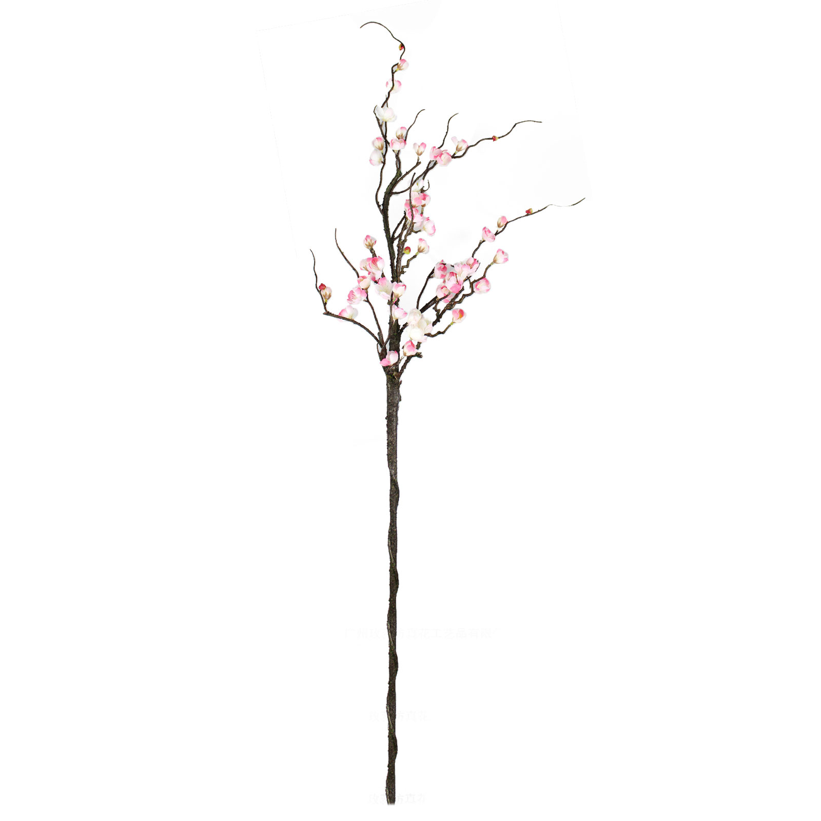 Künstliche Winterblüte (127 Cm Hoch, 4 Cm Blütenkopf), Künstlicher Winterblütezweig, Heimdekoration, Gefüllte Rosette