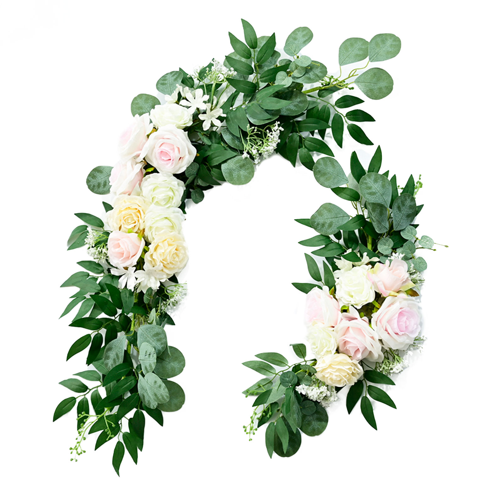 Künstliche Burgunderfarbene Hochzeitsblumen Für Den Hochzeitsbogen, Inklusive Dekorationen Für Willkommensschilder Und Dekorationen In Rosa