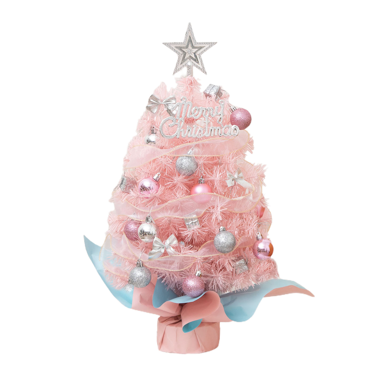 Tischweihnachtsbaum Mit Led-lichterkette, Künstlicher Mini-weihnachtsbaum Mit Beleuchtung Für Die Heimdekoration, 45 Cm