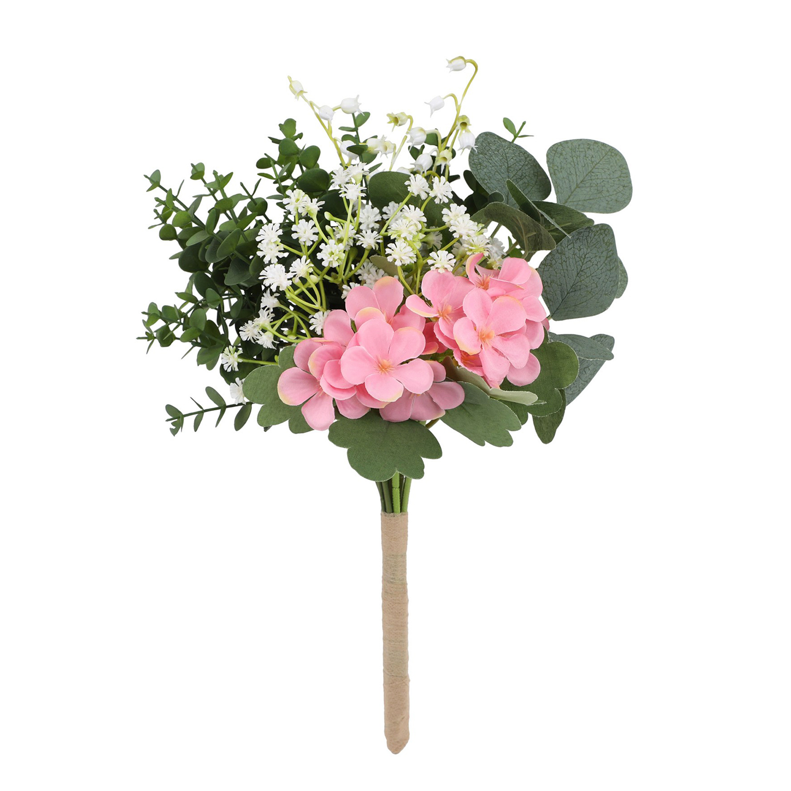 【ahb2004-800-13 Rose】handgefertigter Künstlicher Brautstrauß, Hochzeitsblumen Im Ins-stil, Eukalyptusblätter, Künstliche Blumendekoration, Tischschmuck