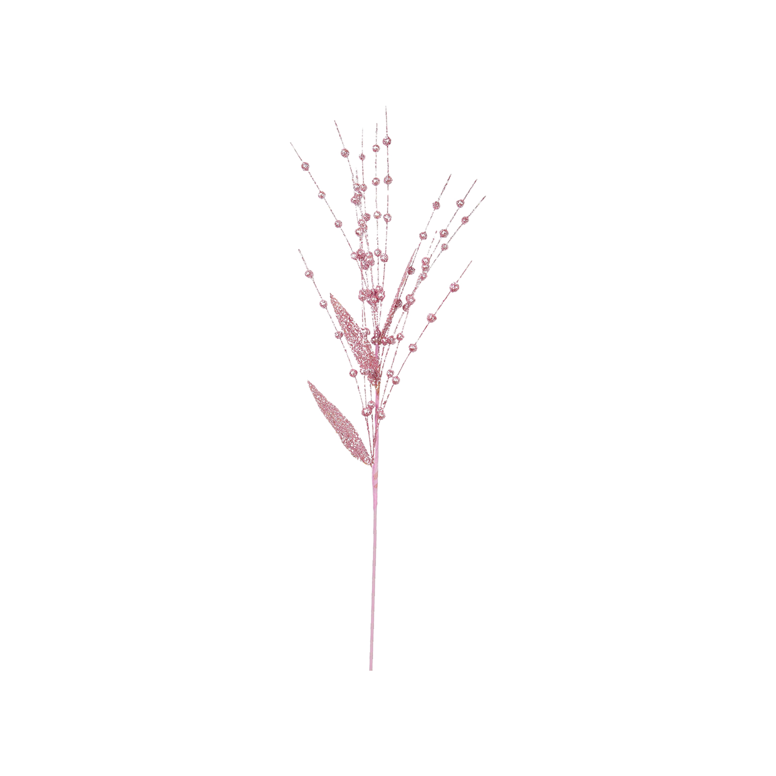 (ca. 60 Cm, 15 Zweige, 0,8 Beeren Pro Zweig) Selbstklebende Künstliche Beerenzweige Für Weihnachtsfeierdekorationen, Bühnenveranstaltungen, Hochzeitsfotografie Und Als Pflanzenaccessoires (roségold)