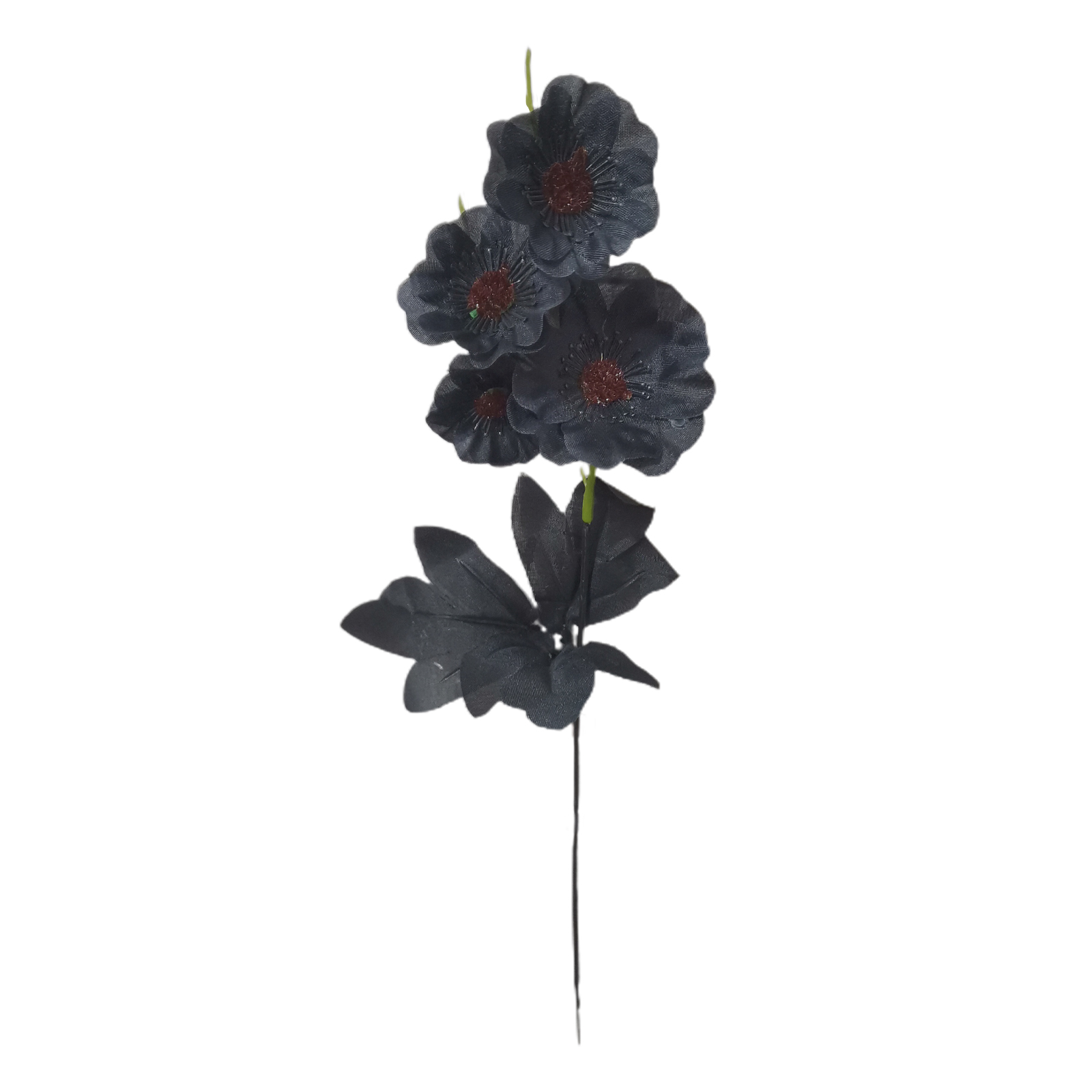 (10 Pro Packung) (screenshot In Roter Rose) Mohnblume / Seidenstoff, Draht / 49 Cm, Blütendurchmesser 6 Cm, 4,5 Cm / (3072, 30)