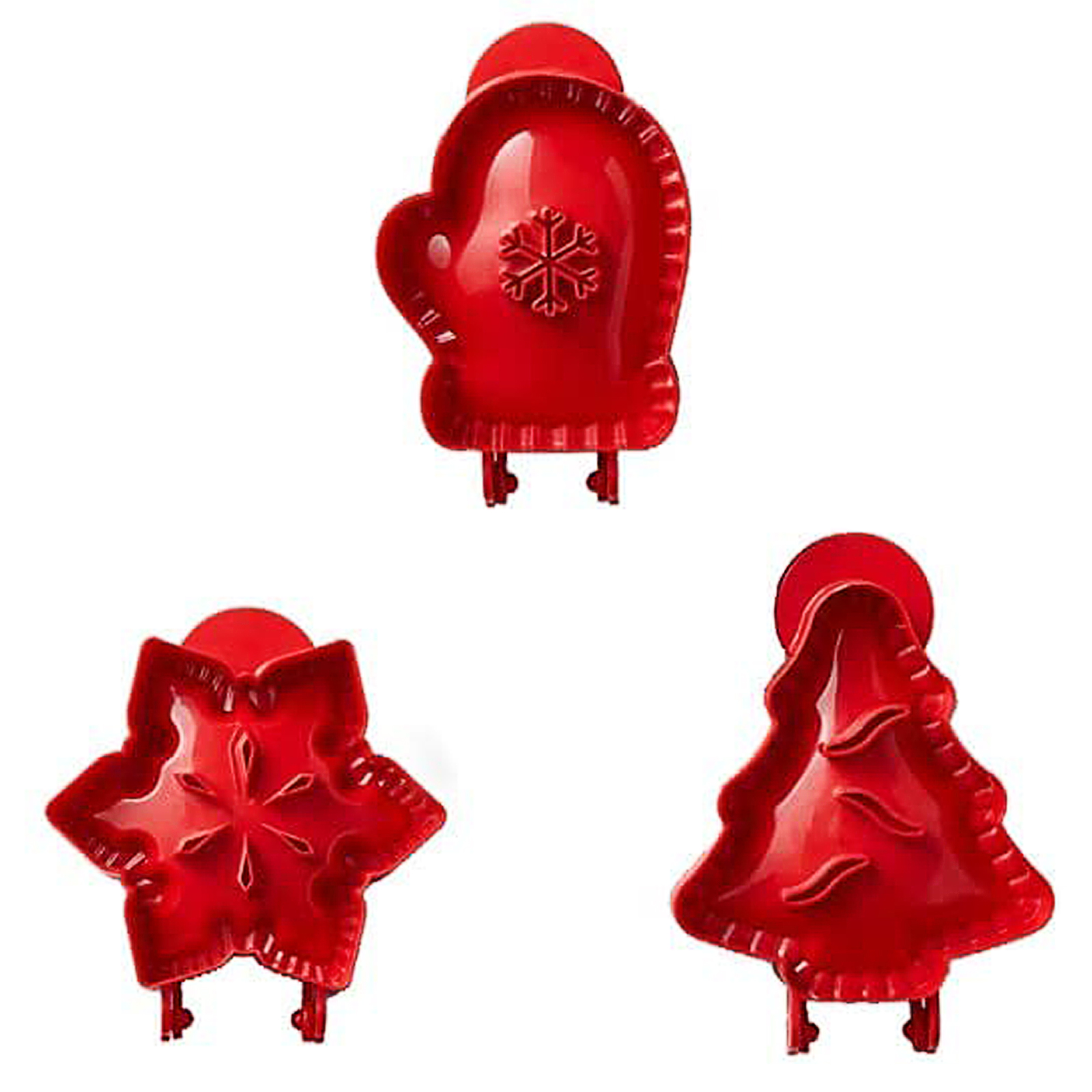 3er-set 3d-weihnachts-keksformen Und Ausstechformen, Spülmaschinenfest, Kunststoff, Weihnachtsgeschenk