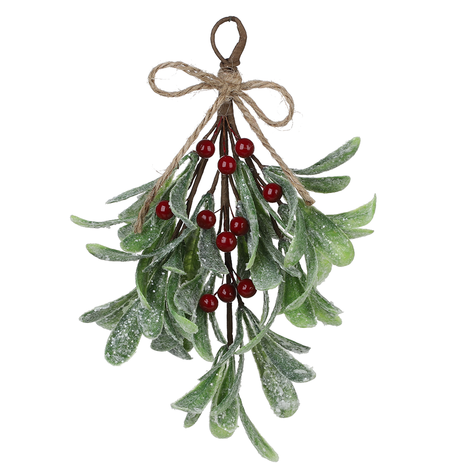 Künstliche Mistel Verhindert Verfärbungen. Attraktive Misteldekoration Für Türgirlanden In Der Weihnachtszeit.