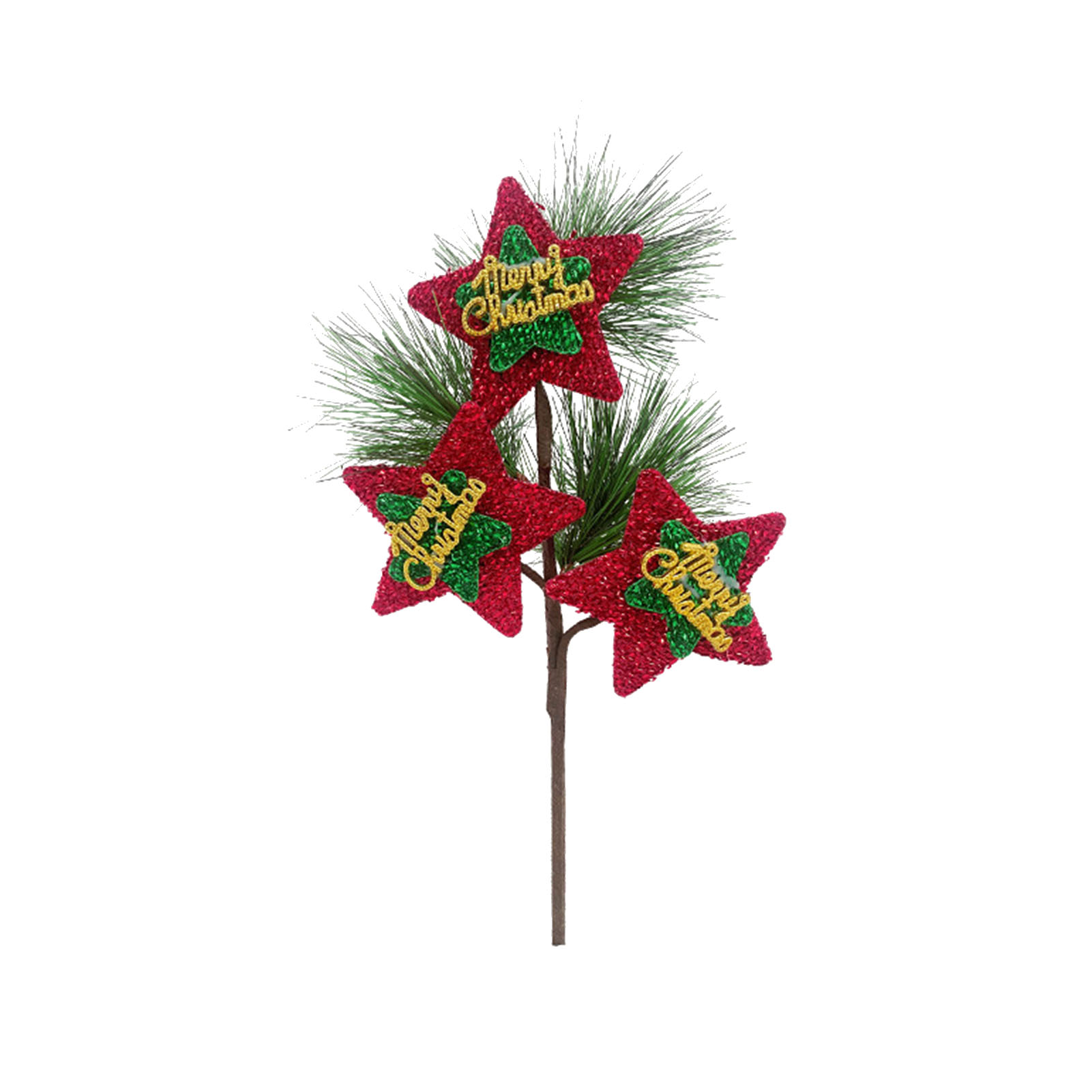 Künstlicher Weihnachtsschmuck In Form Eines Rentiers, Einzelne Kiefernnadel, Weihnachtsbaum, Grünpflanze, Blumenarrangement, Einzelne Kiefernnadel (roter Weihnachtsstern A07363)