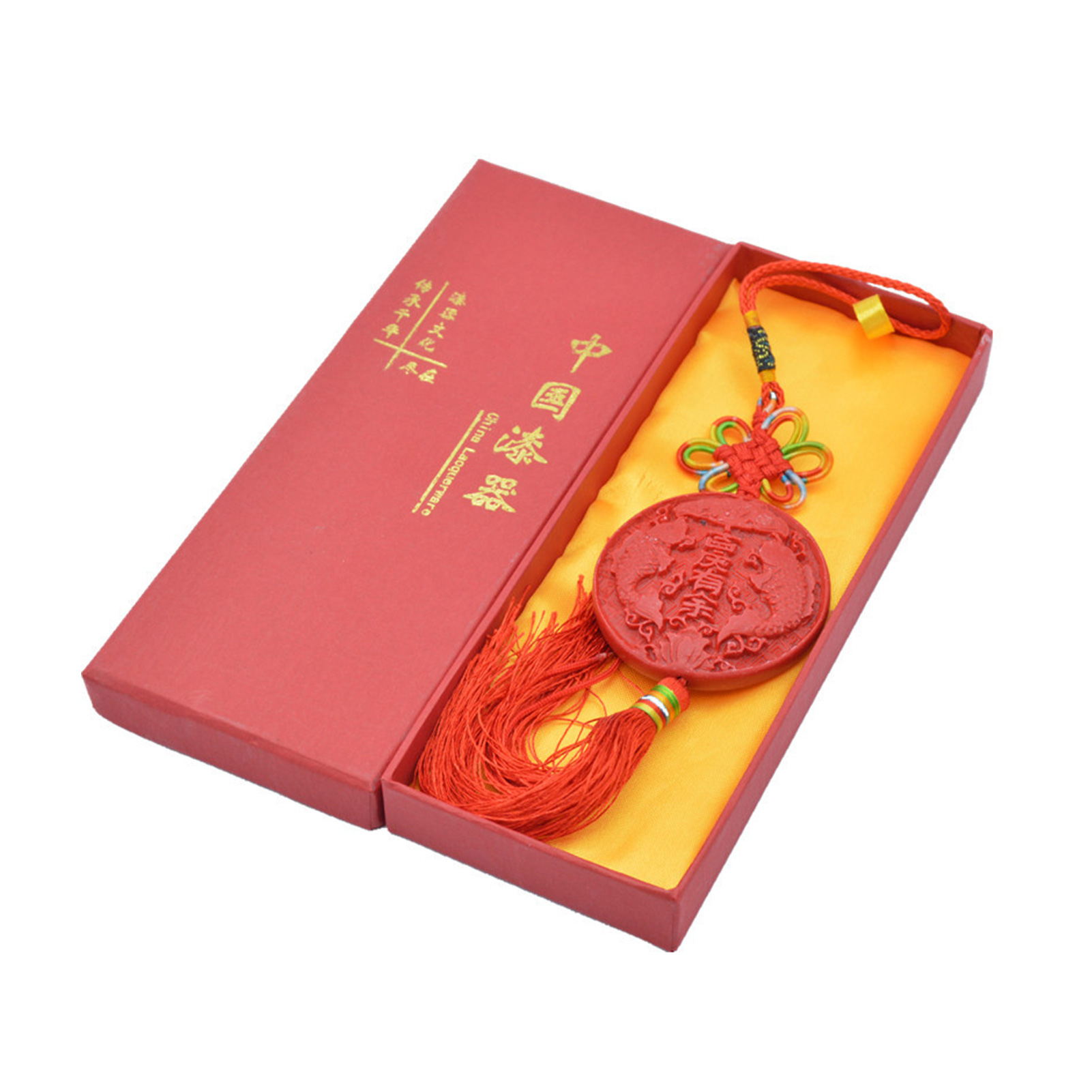 Traditioneller Chinesischer Autoschmuck In Form Eines Knotens Zum Neujahr (symbol Für Glück Und Fülle).