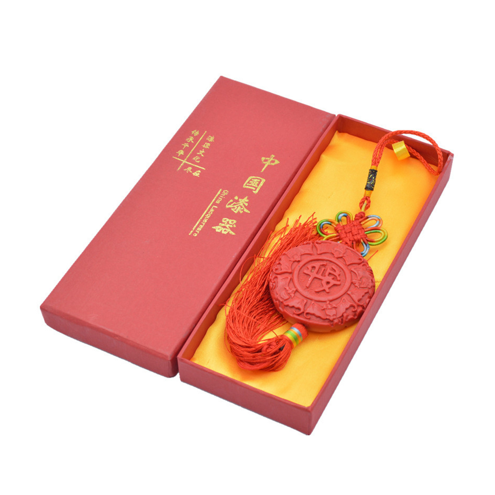 Traditioneller Chinesischer Knotenförmiger Autoanhänger/schmuck Für Das Neue Jahr (symbol Für Frieden Und Sicherheit).