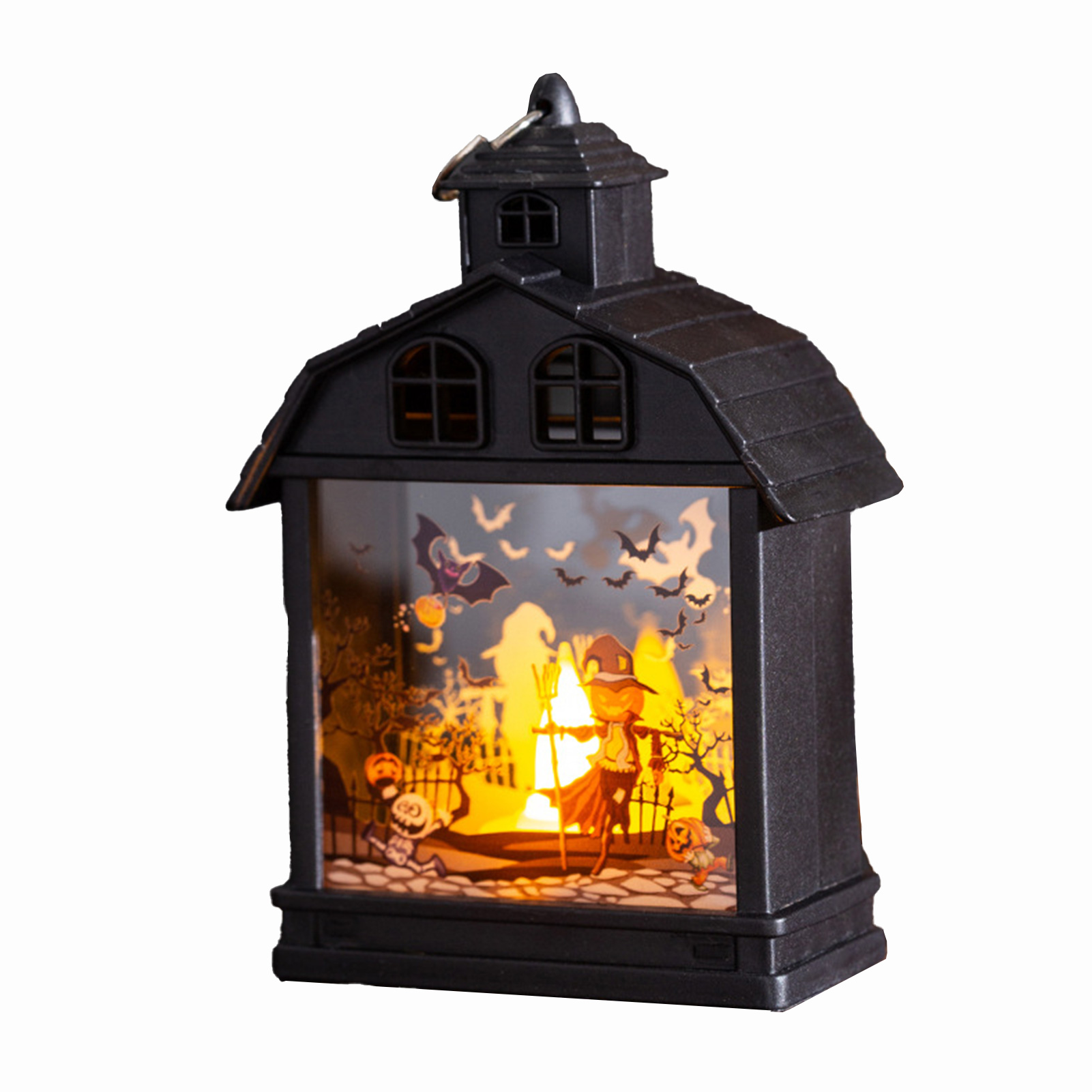 (vogelscheuche) Retro-halloween-dekoration, Spukhaus-nachtlicht, Kürbislampe, Totenkopf-ornament, Kreatives Partyzubehör Für Eine Gruselige Atmosphäre