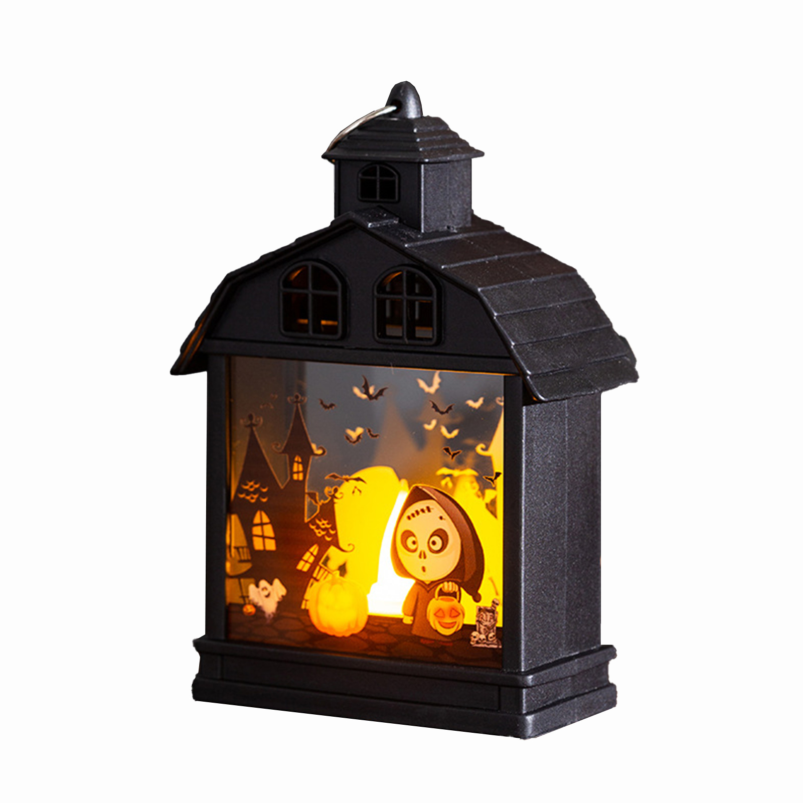 Halloween-dekorationen (totenkopf), Retro-nachtlicht Im Spukhaus-stil, Kürbislampe, Totenkopf-ornament, Kreative Partyaccessoires Für Eine Gruselige Atmosphäre