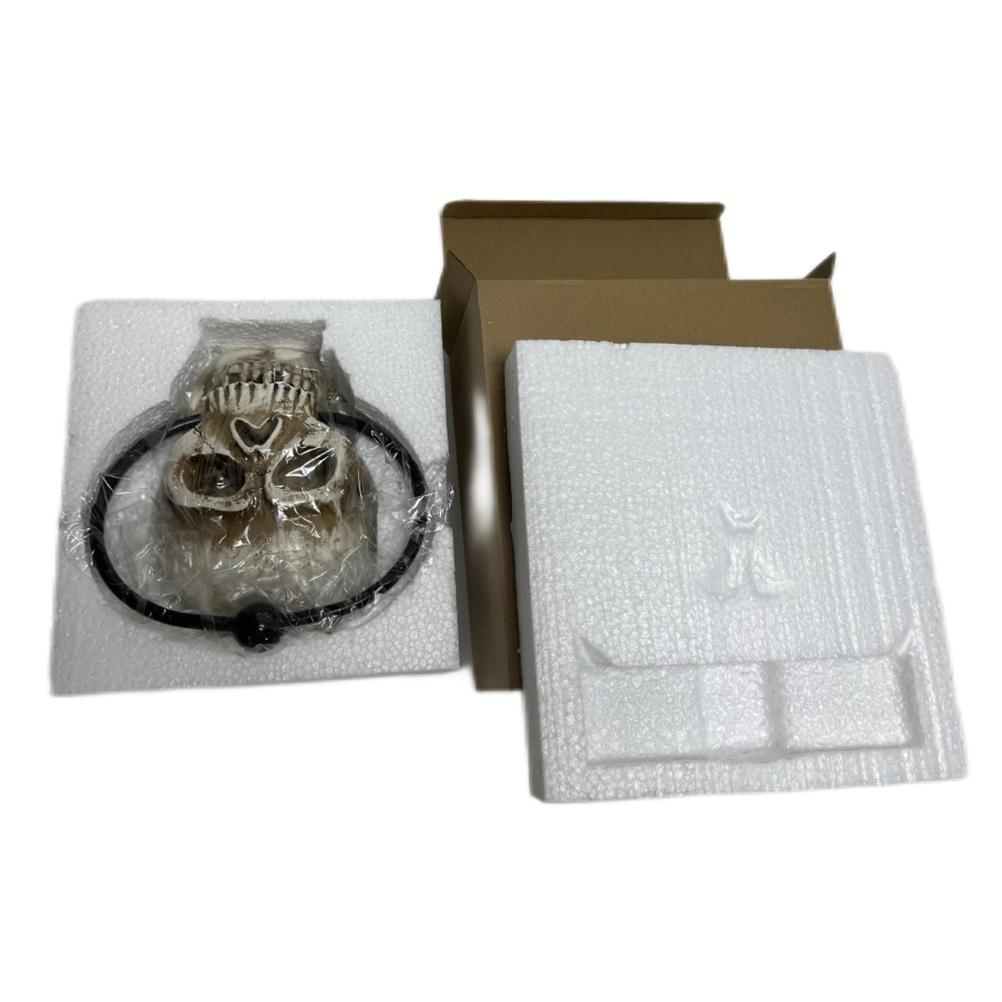 Halloween-türklopfer, Gruseliges Skelett Mit Blinkenden Lichtern, Halloween-dekoration Für Drinnen Und Draußen, Accessoire Für Spukhäuser