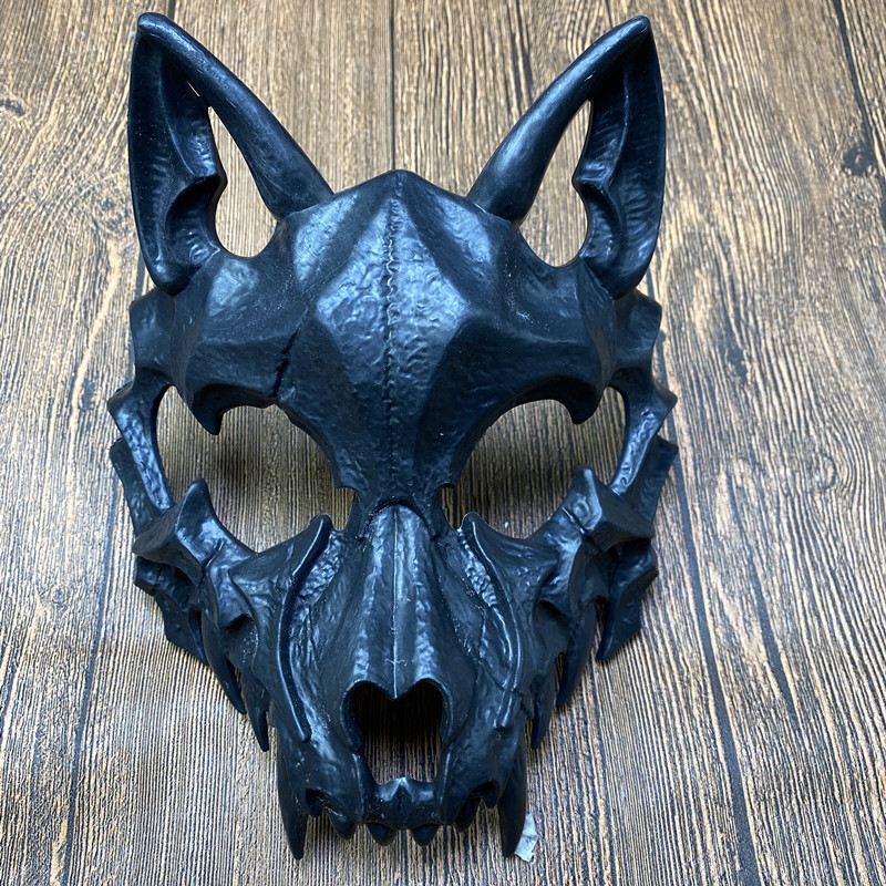 Gesichtsmaske Aus Kunststoff Im Cartoon-stil, Cosplay-accessoire Für Halloween Und Kostümpartys, Typ 3