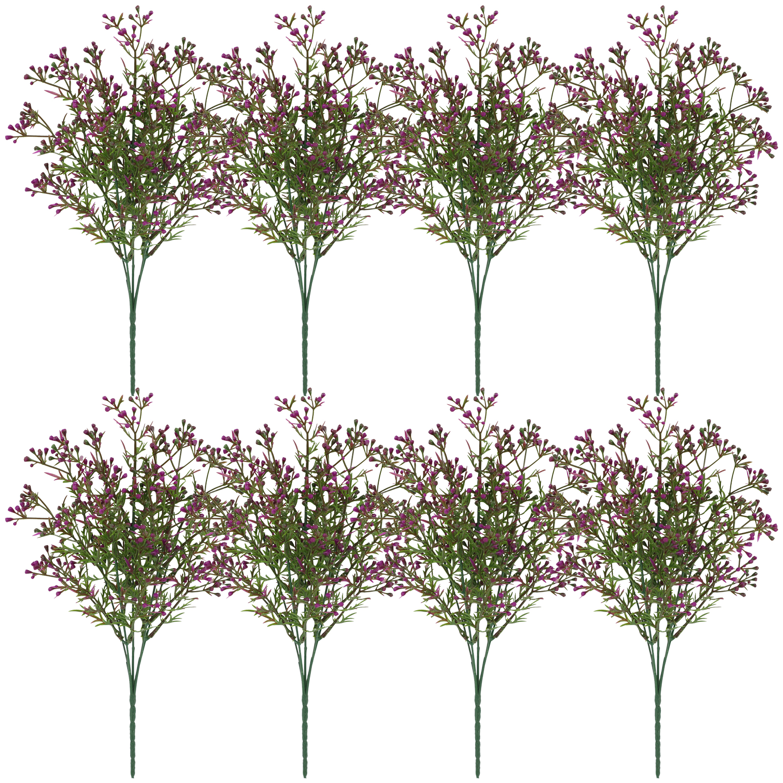 (für Das Komplettpaket Kommen 0,32 Yuan Hinzu) 8 Künstliche Mini-kunststoffblumen, Die Schneebedeckte Früchte Und Gras Darstellen, Für Die Innen- Und Außendekoration, Künstlicher Pflanzenstrauß (lotus