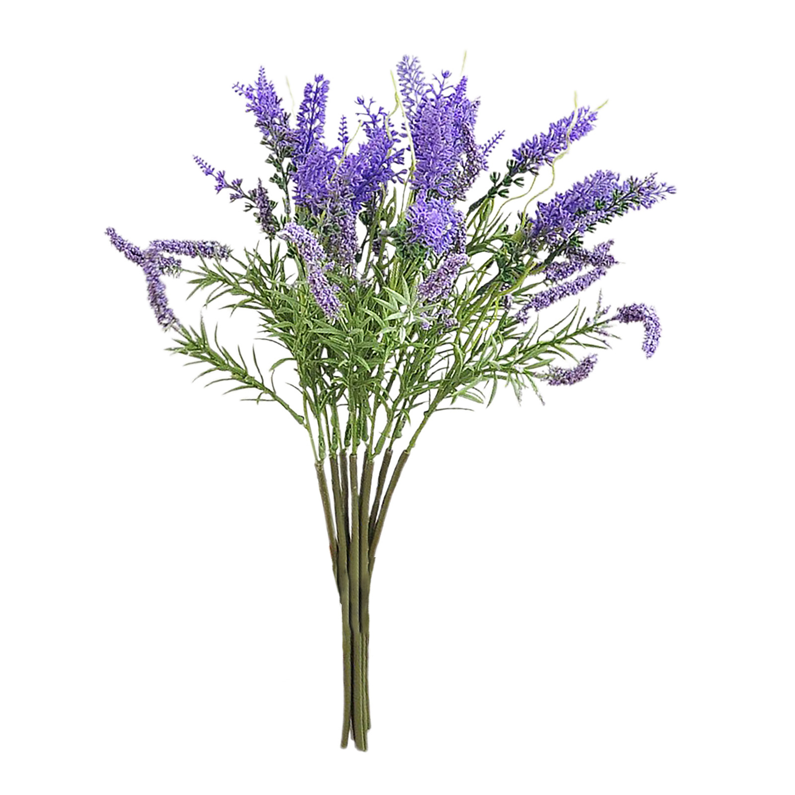 Biegen Sie Die Zweige. [10 Stiele Pro Strauß] 10 Künstliche Lavendelblüten Für Die Innendekoration, Arrangement Im Landhausstil, Künstliche Lavendelblüten Aus Kunststoff.