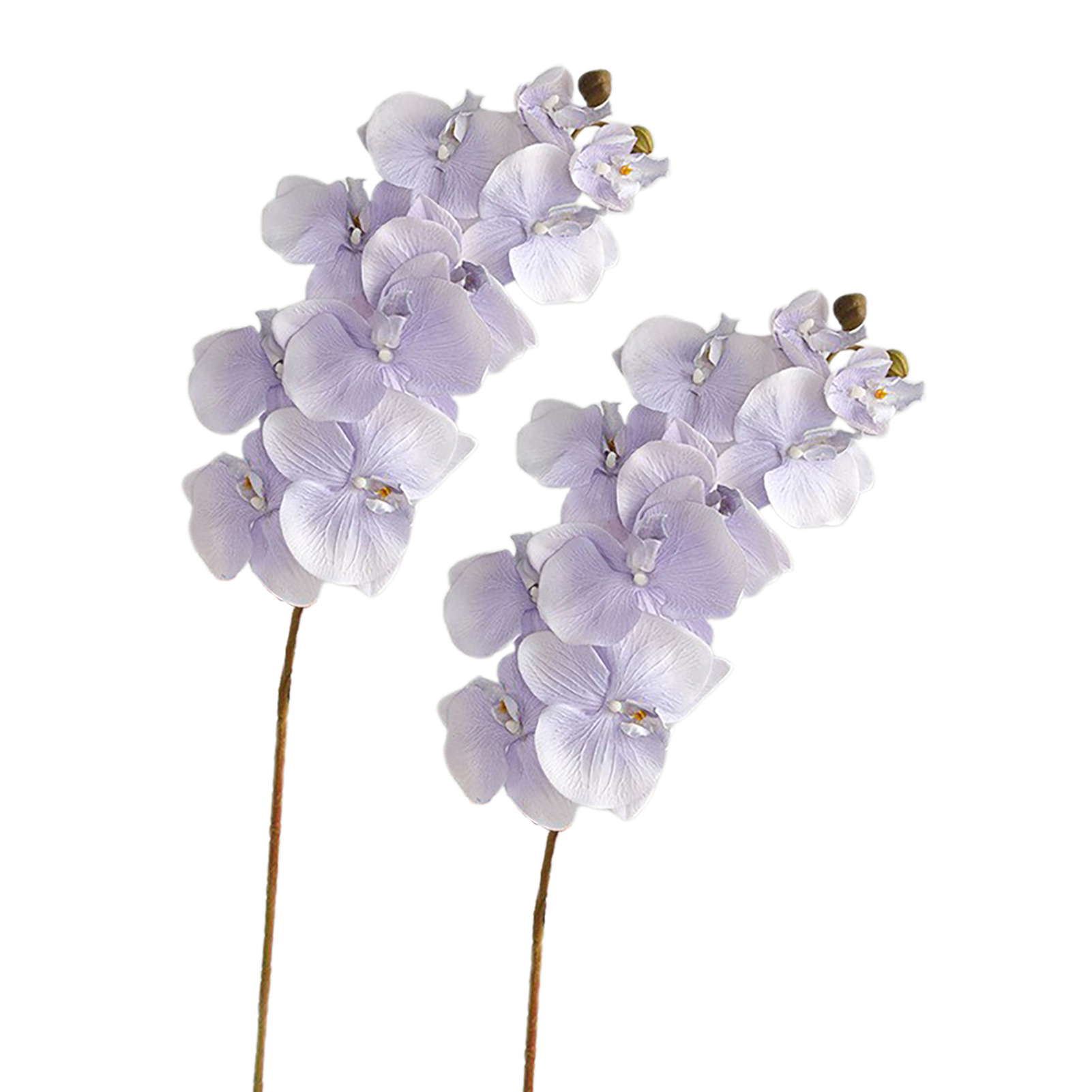 Künstliche Orchideenblüten, 94 Cm (37 Zoll), Realistischer Künstlicher Orchideenstiel, Für Heimdekoration, Party- Und Hochzeitsdekoration, Lila