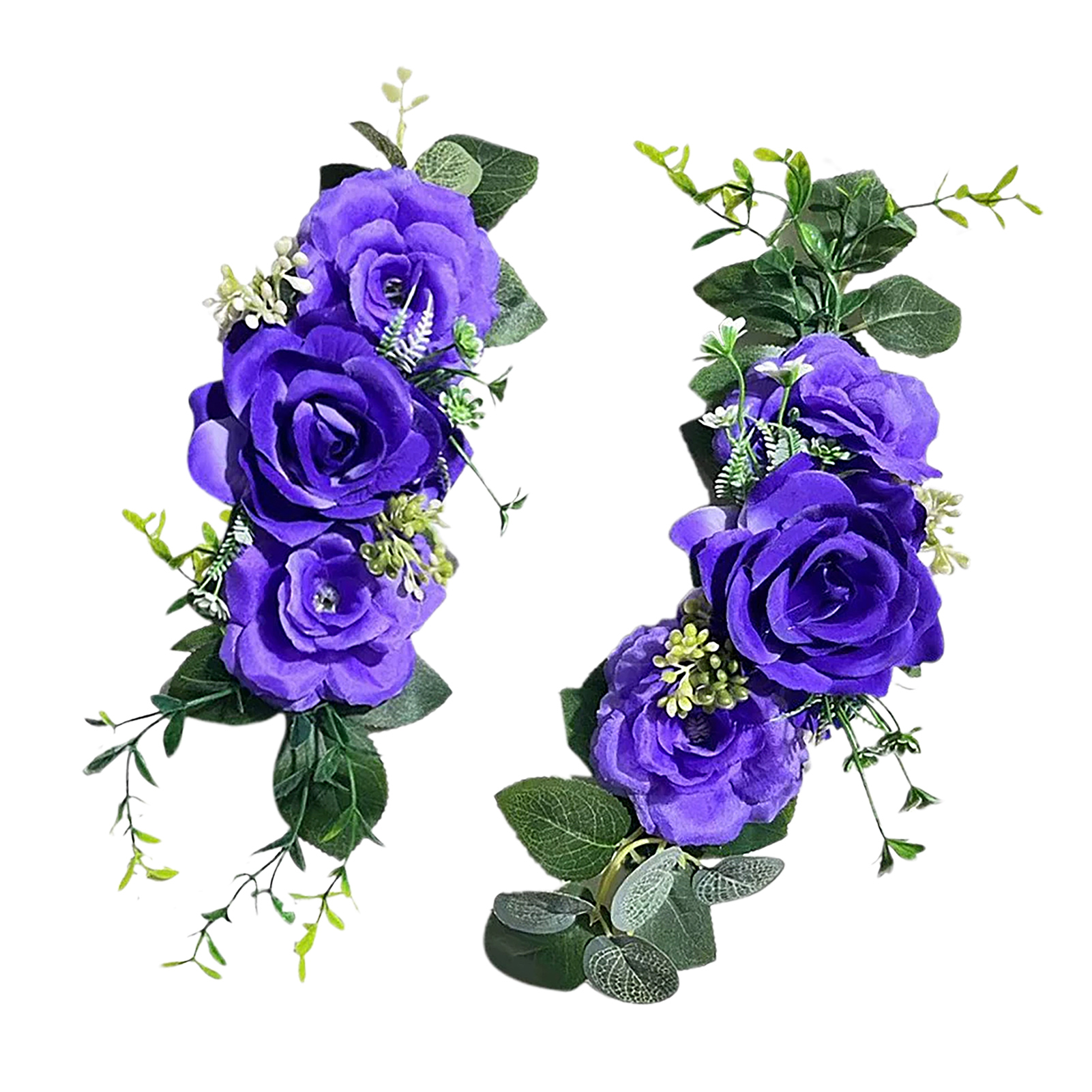 [2] Tortendekoration Mit Künstlichen Blumen, Handgefertigtes Endprodukt, Blume Für Stuhllehnen Bei Hochzeiten, Rose, Hochwertige Tischdekoration