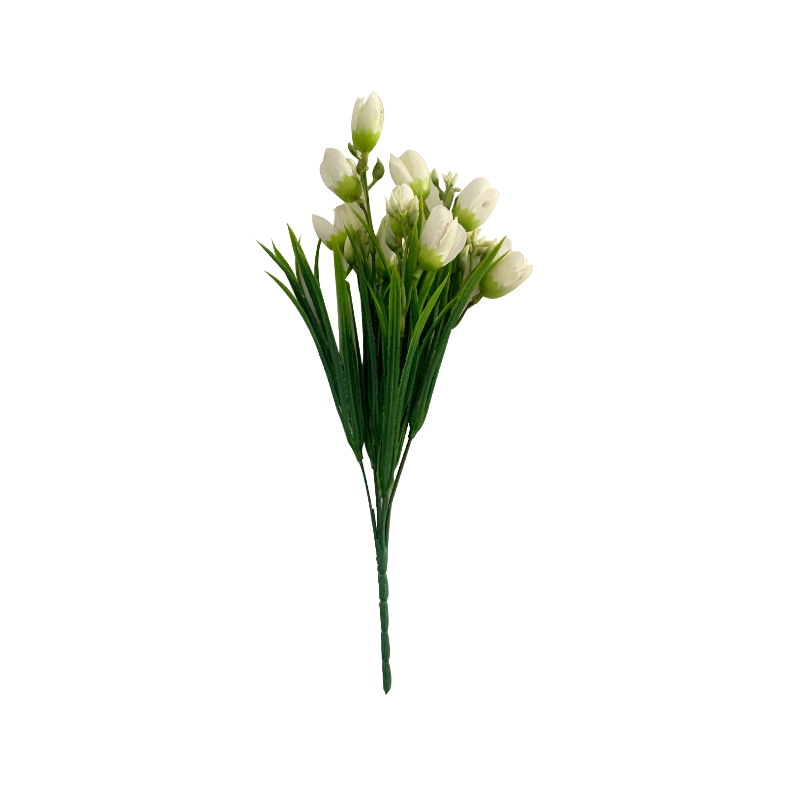 (3 Stück Pro Packung) Tulpenstrauß Zur Tischdekoration Im Esszimmer - Weiß (35 Cm Hoch)