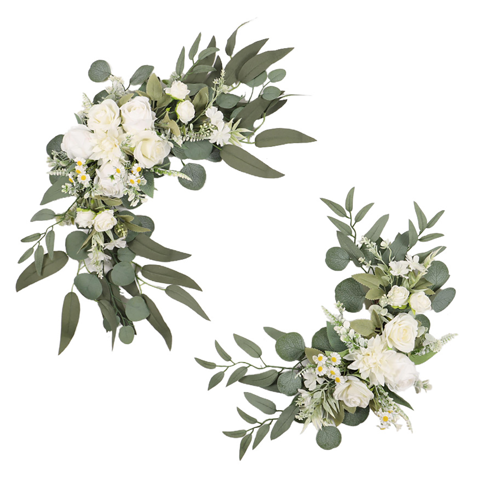 Blumenbogen Für Hochzeiten, Partys Und Als Dekoration Für Zuhause (weiß)