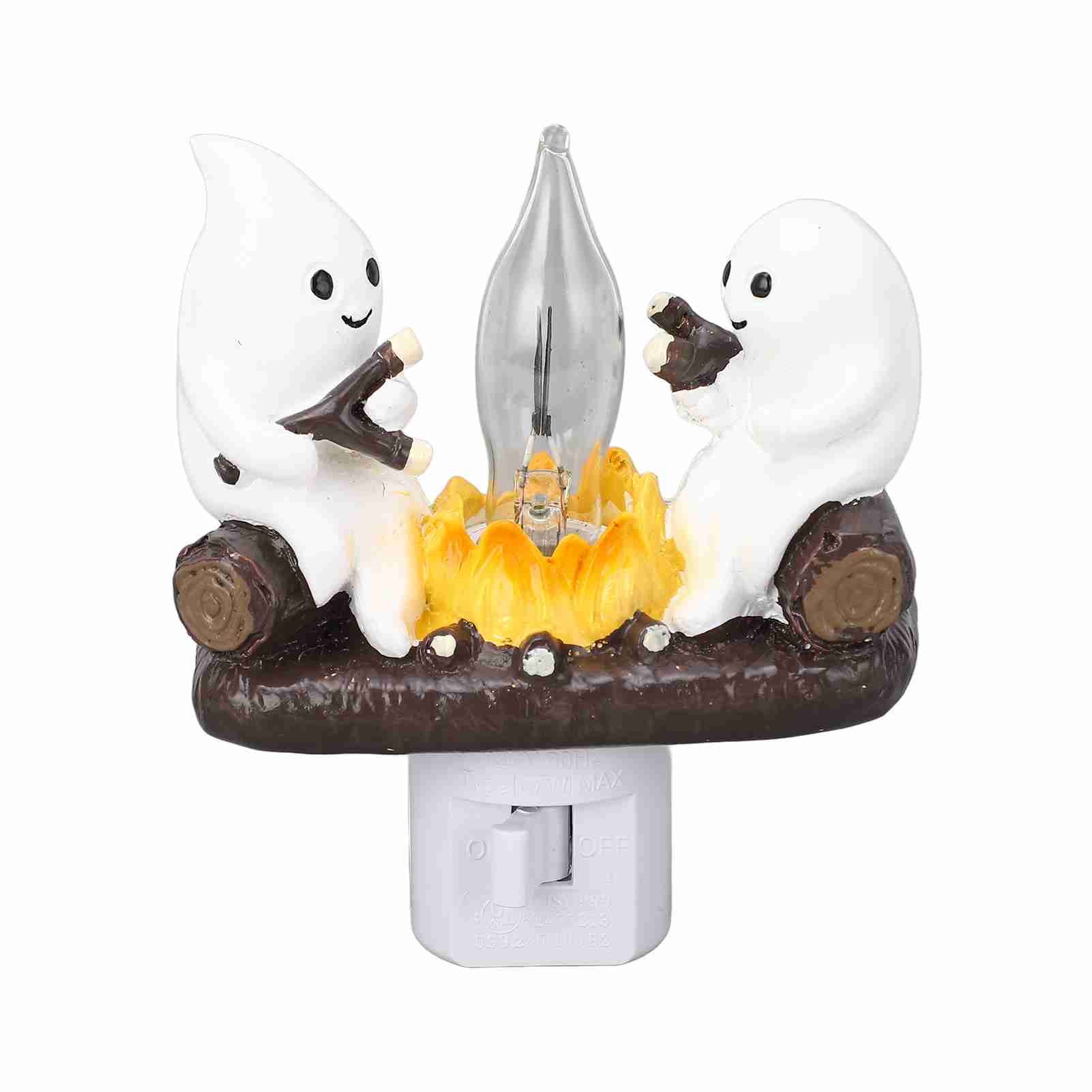 Led-geister-nachtlicht Mit Lagerfeuer-effekt, Flackernde Flammenlampe Für Die Innendekoration, 110-v-us-stecker