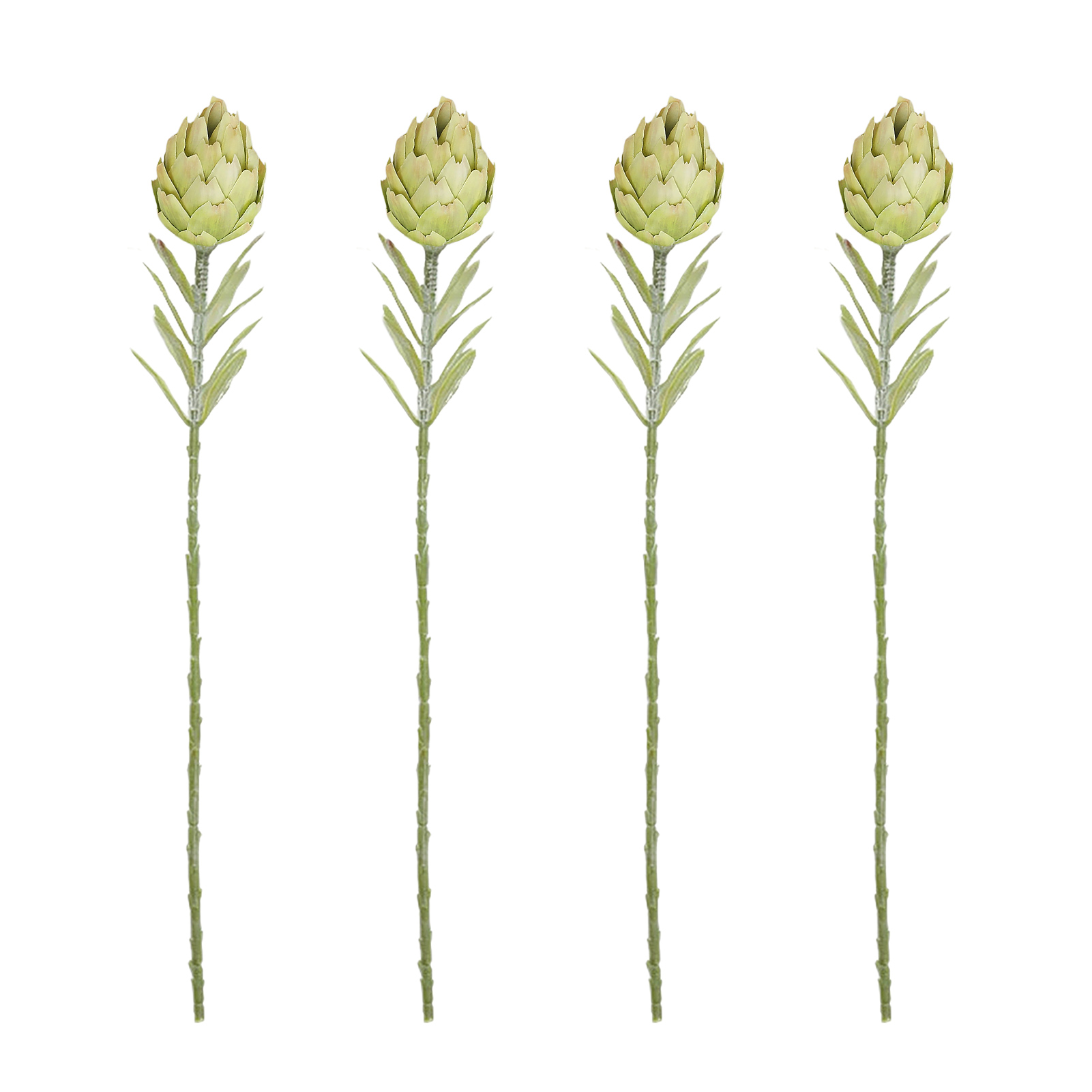 Künstliche Artischocken [4 Pro Portion Weiß] Künstliche Artischocken Für Wohnzimmer-/eingangsbereichdekoration, Künstliche Pflanzen, Blumenarrangements, Künstliche Blumen