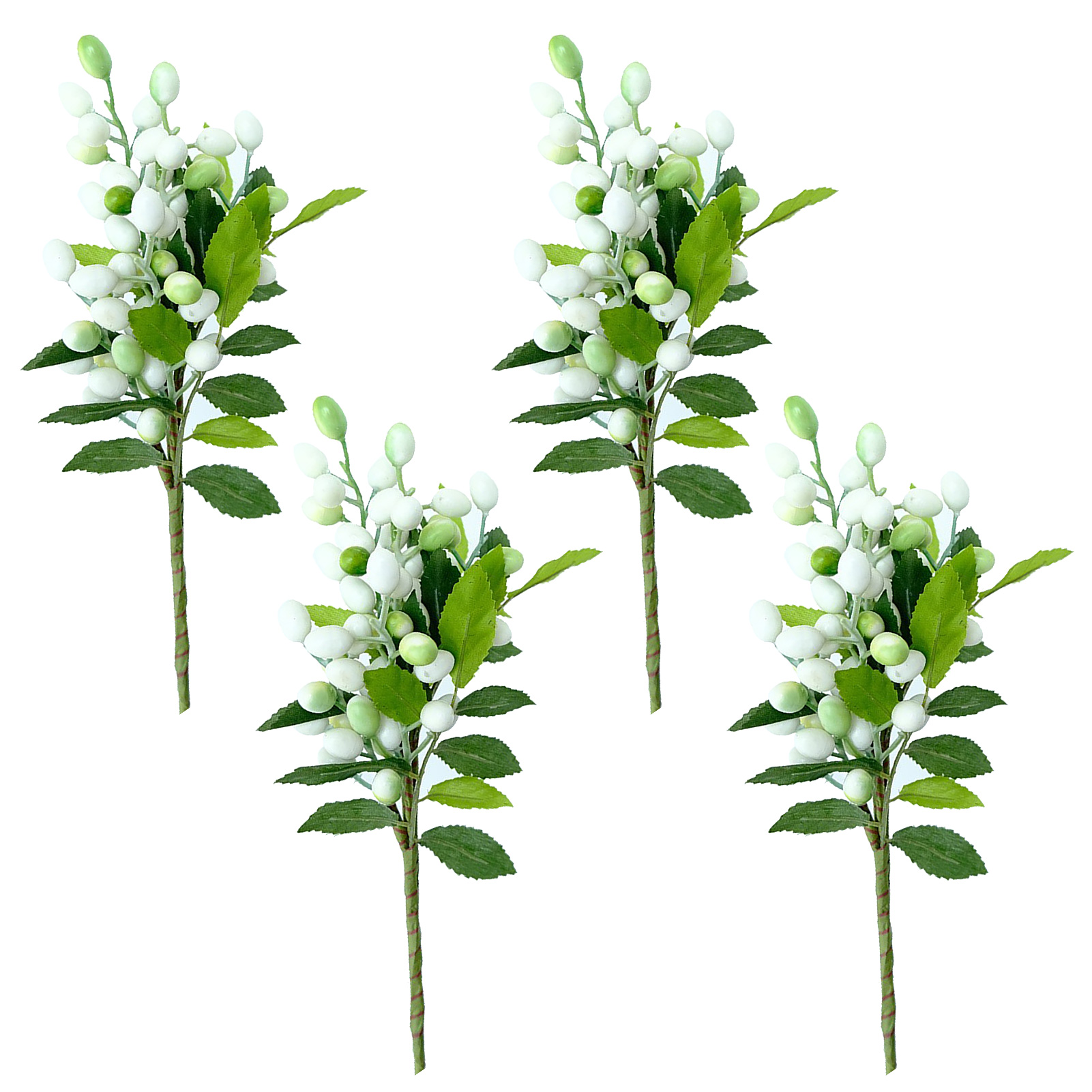 Künstliche Olivenzweige, Wasserfest, Künstliche Olivenstängel Für Hochzeiten, Dinnerpartys, Shop Weiß