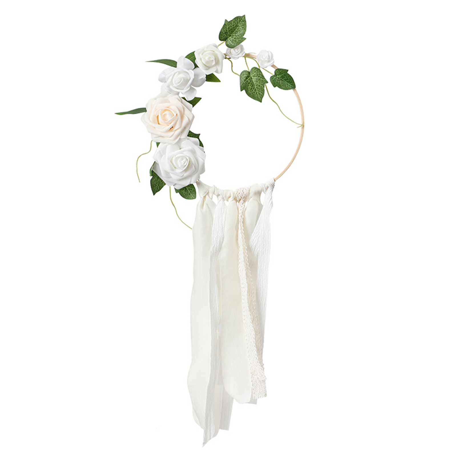 Künstlicher Blumenkranz, Hängende Blumengirlande, Dekoration Für Hochzeiten, Partys, Feste Und Zuhause, Weiß