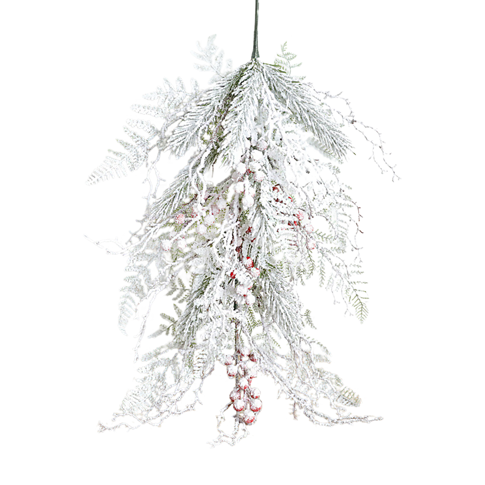 Künstlicher, Umgedrehter Weihnachtsbaum – Romantische, Naturgetreue Weihnachtsdekoration, 55 Cm