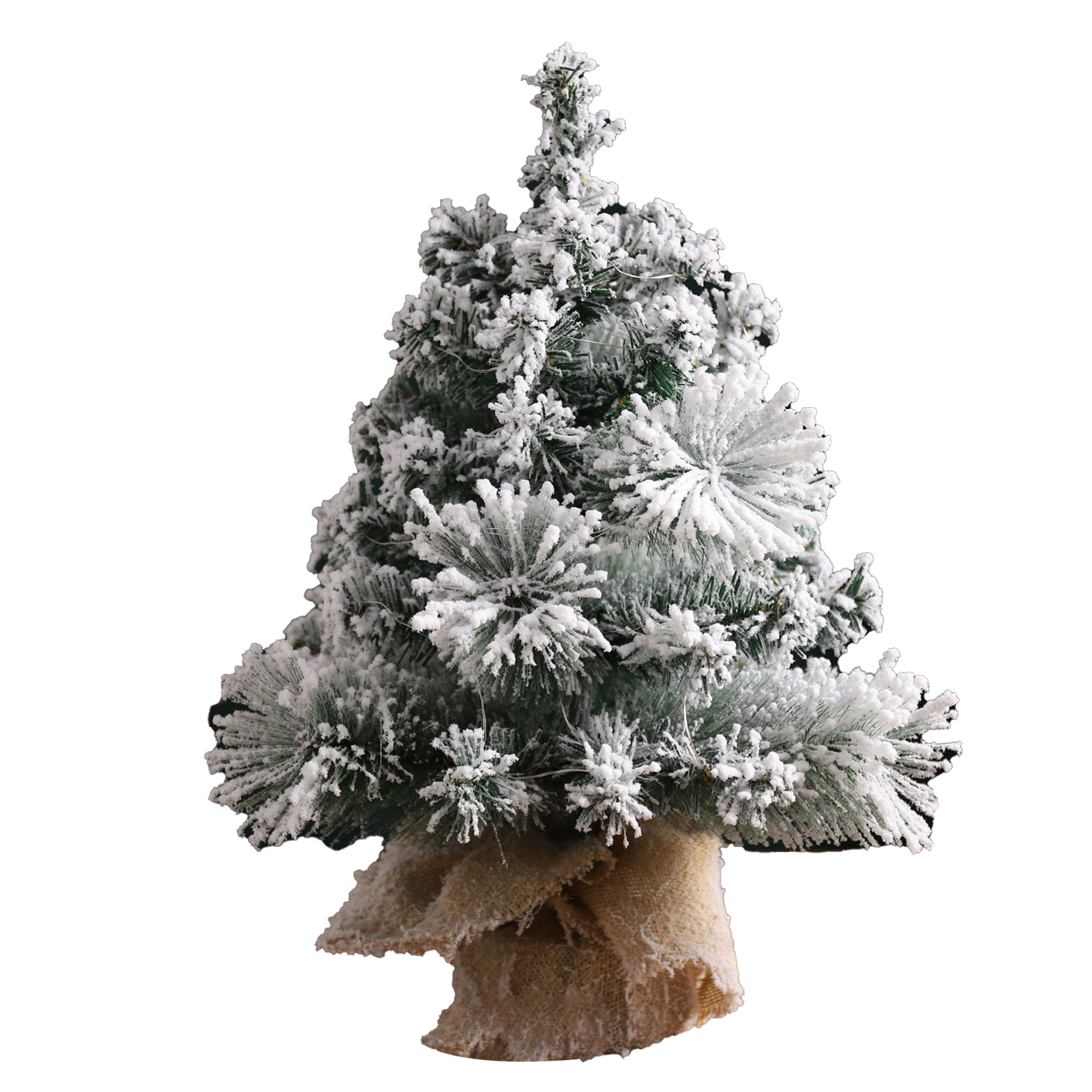 Miniatur-weihnachtsbaum Aus Künstlichem Kiefernholz, 45 Cm (17,7 Zoll), Mit Schnee Bedeckt, Ideal Für Die Dekoration Von Wohnungen, Büros, Partys Und Geschäften Im Innen- Und Außenbereich.