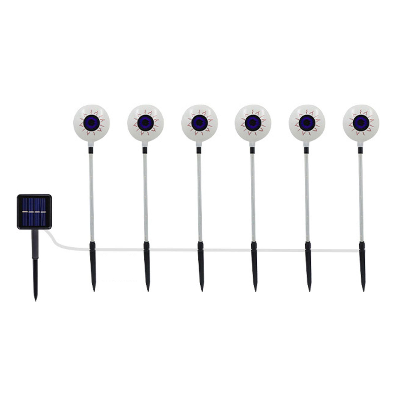 Solarbetriebene Led-stehlampe In Augenform Für Halloween (ziguang-solar)