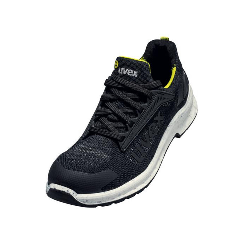 [neuwertig] B-ware Uvex Halbschuhe Sicherheitsschuhe 2 Trend S1 Ps Weite 12 Gr. 42 Schwarz Gelb