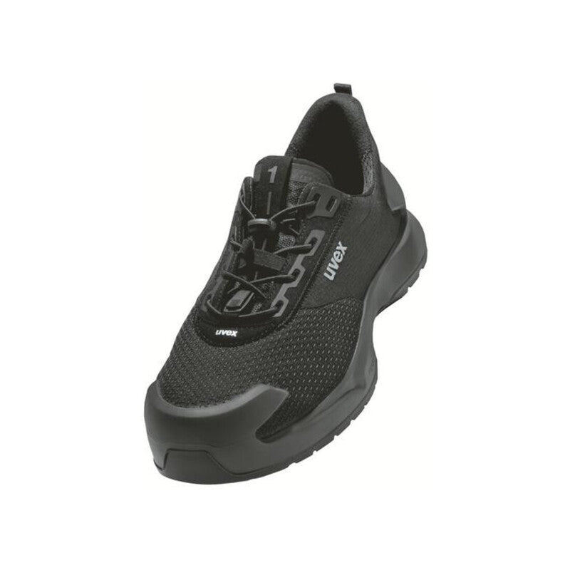 [neuwertig] B-ware Uvex Halbschuhe Sicherheitsschuhe X-craft S1 Pl Schwarz Handwerk Größe 44