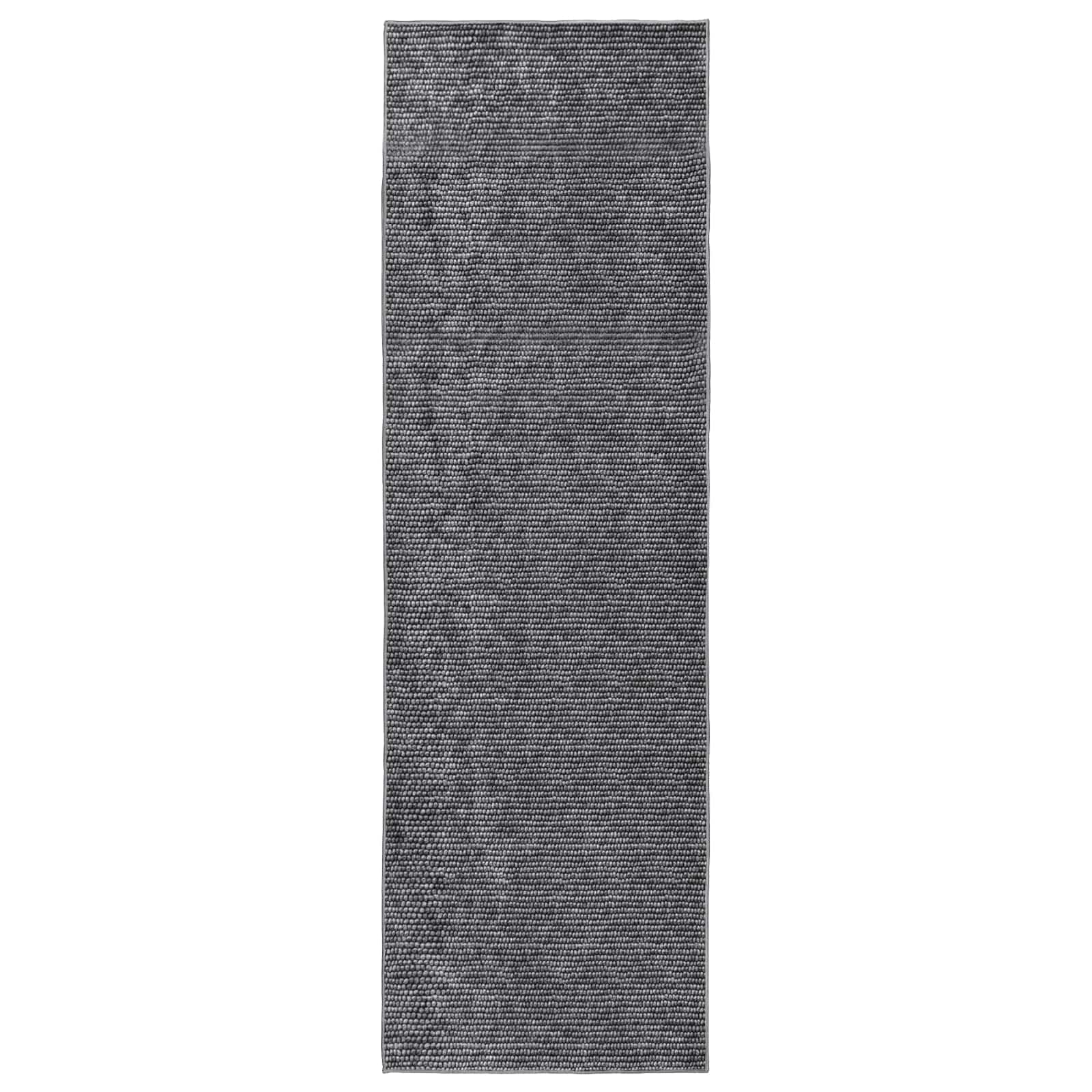 Teppich Anthrazit 100 X 200 Cm 100% Polyester 3 Mm Waschbar Vidaxl