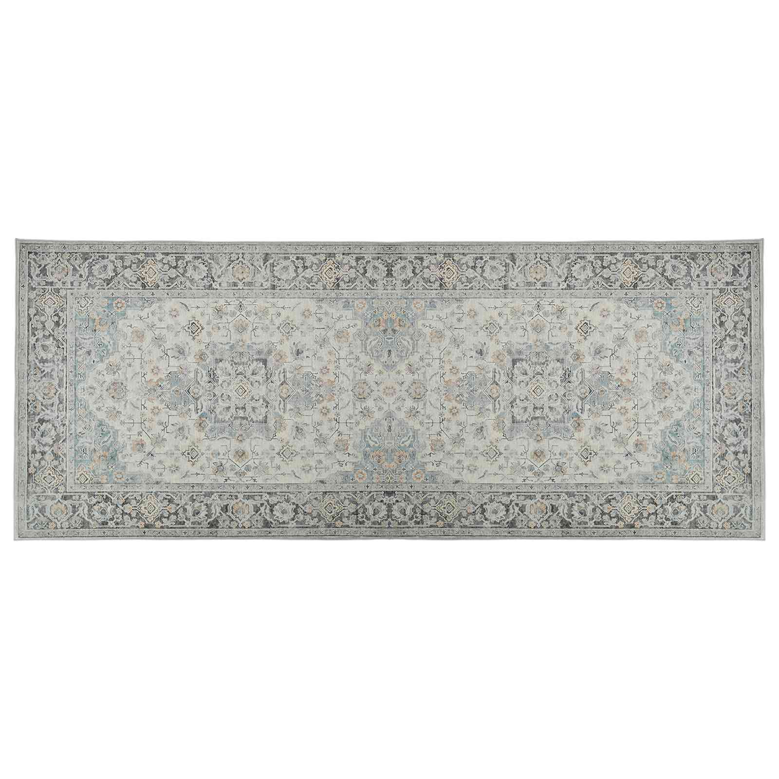 Teppich Oriz Creme 80 X 200 Cm 100% Polyester Vidaxl