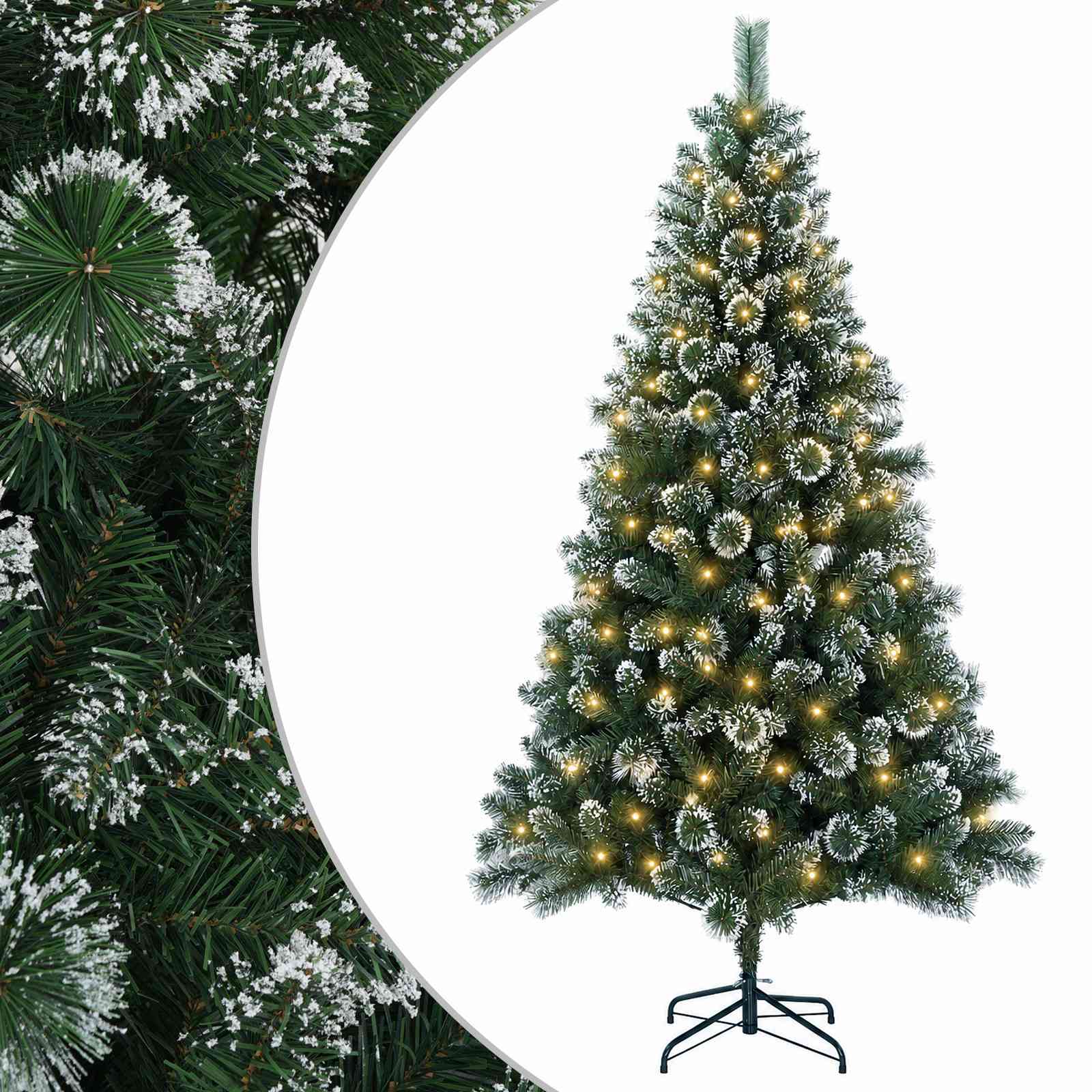 Künstlicher Weihnachtsbaum 120 Cm 150 Leds Warmes Weiß Vidaxl